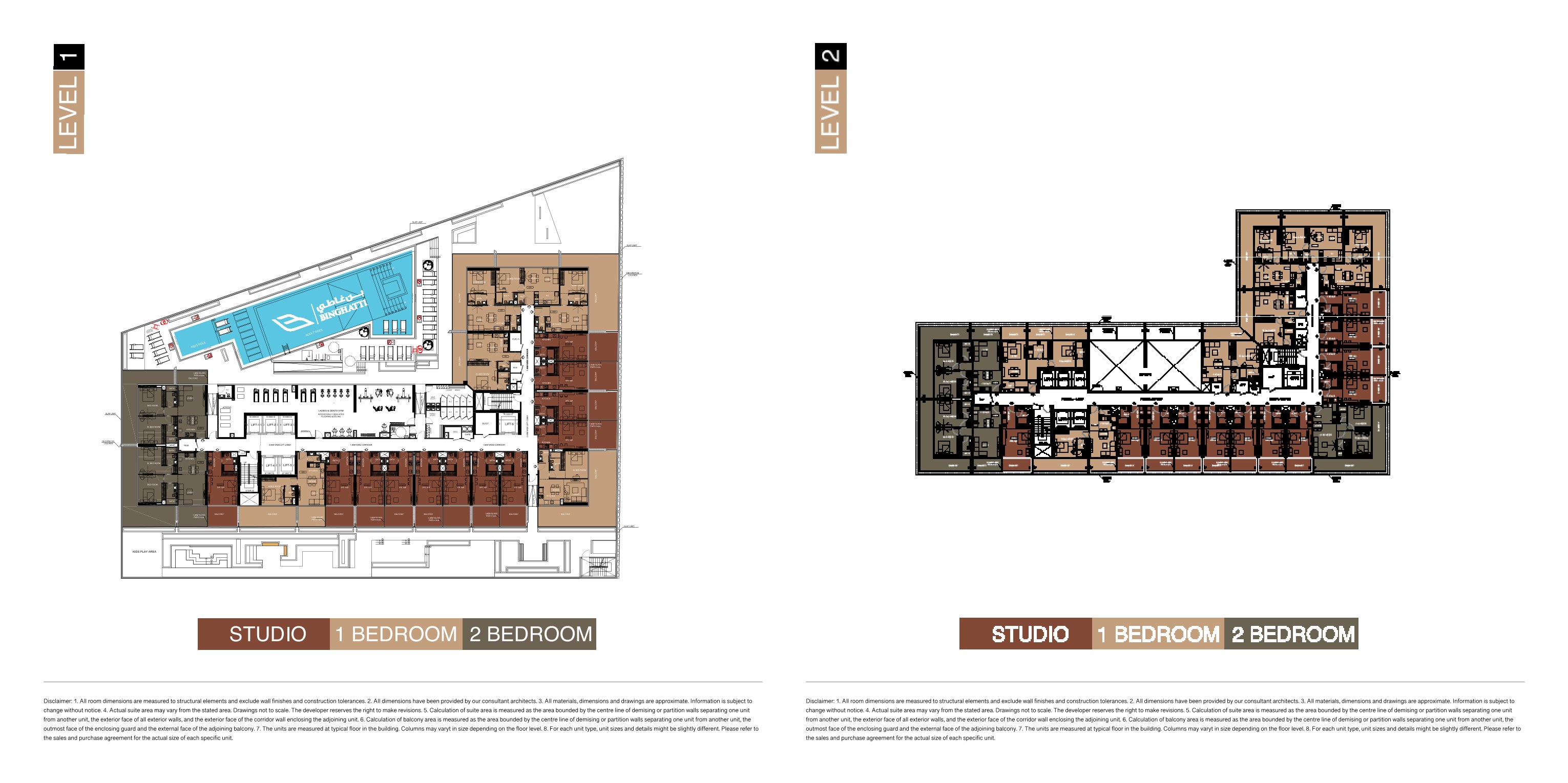 Project floor plans