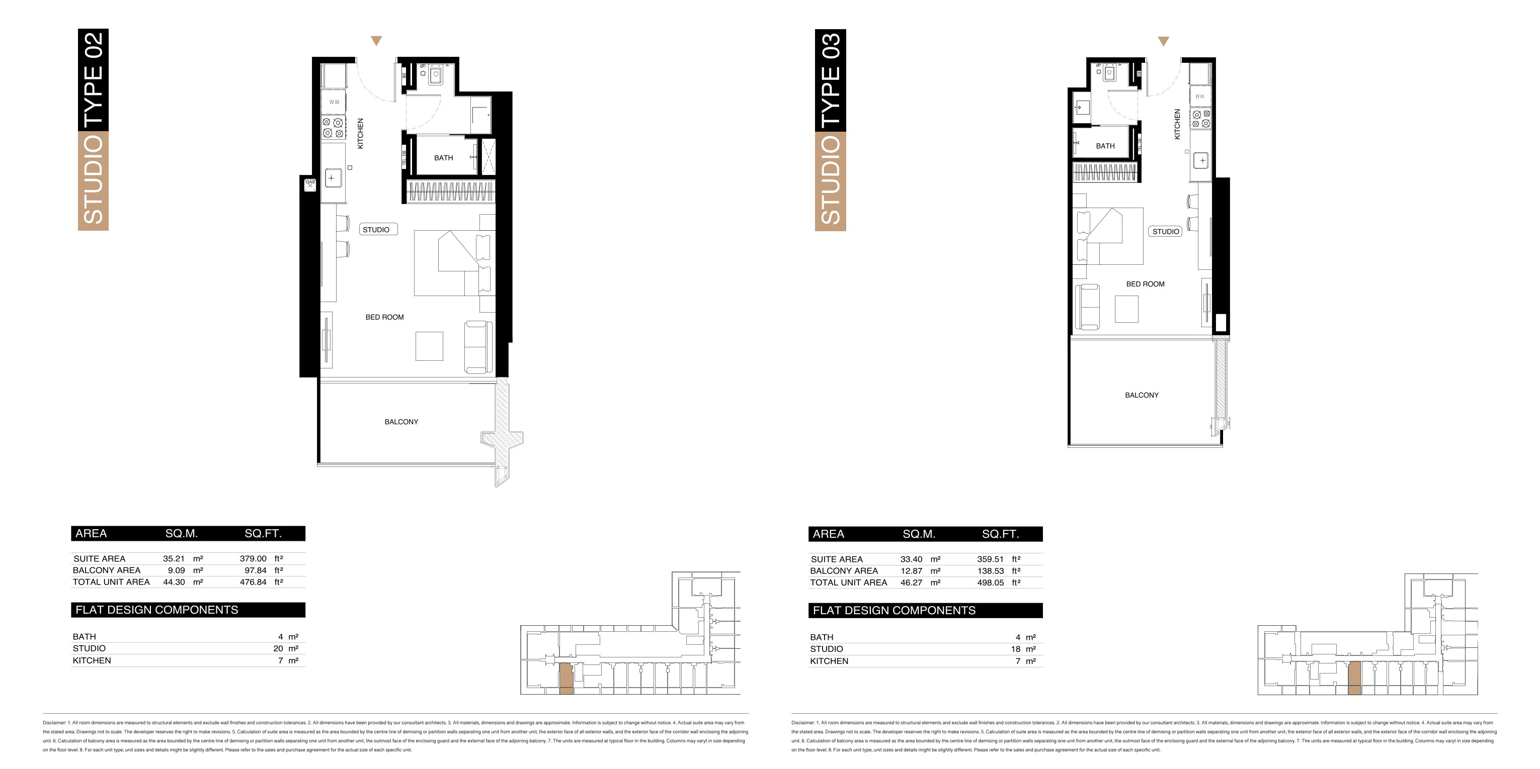 Project floor plans