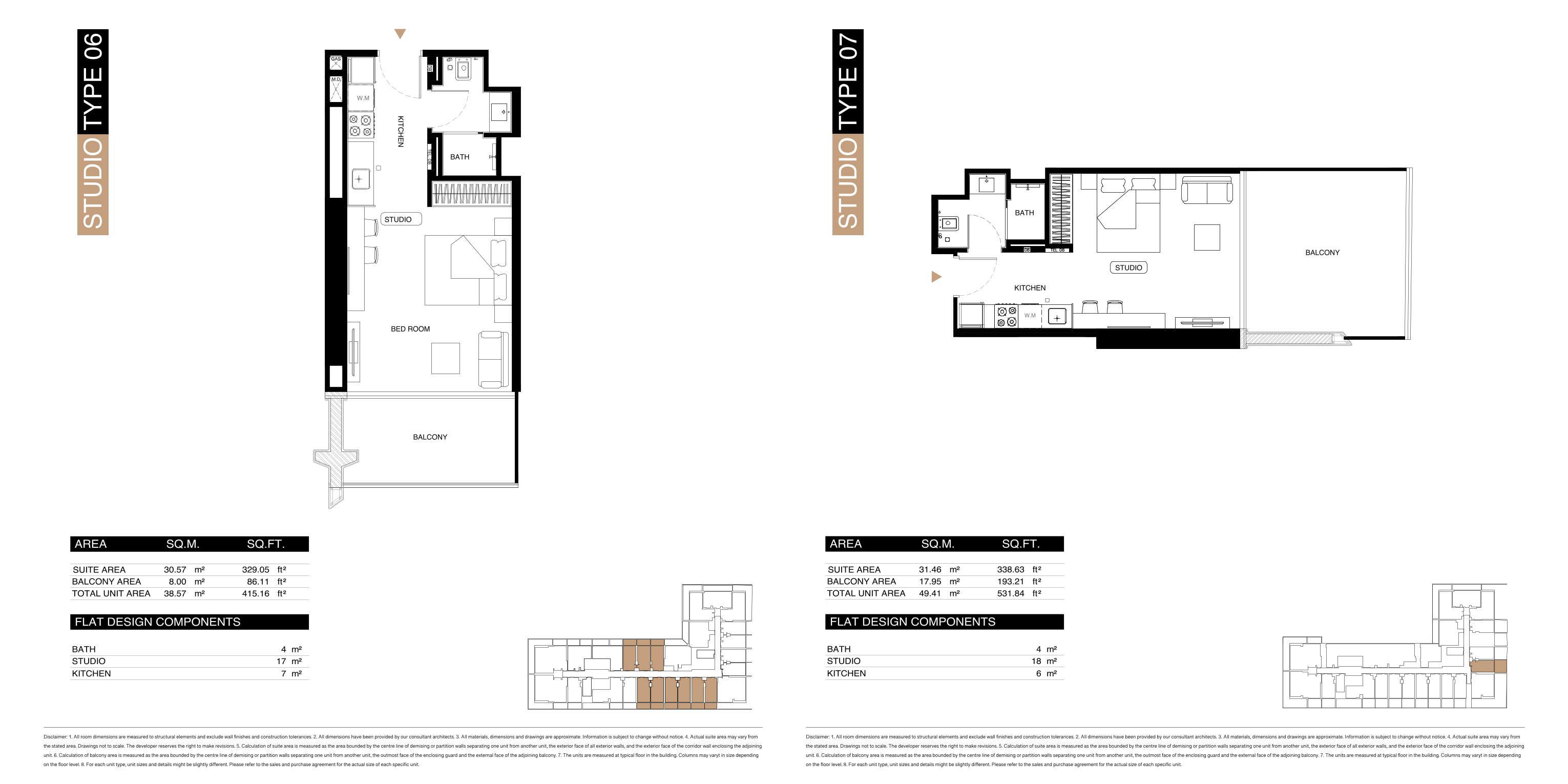 Project floor plans