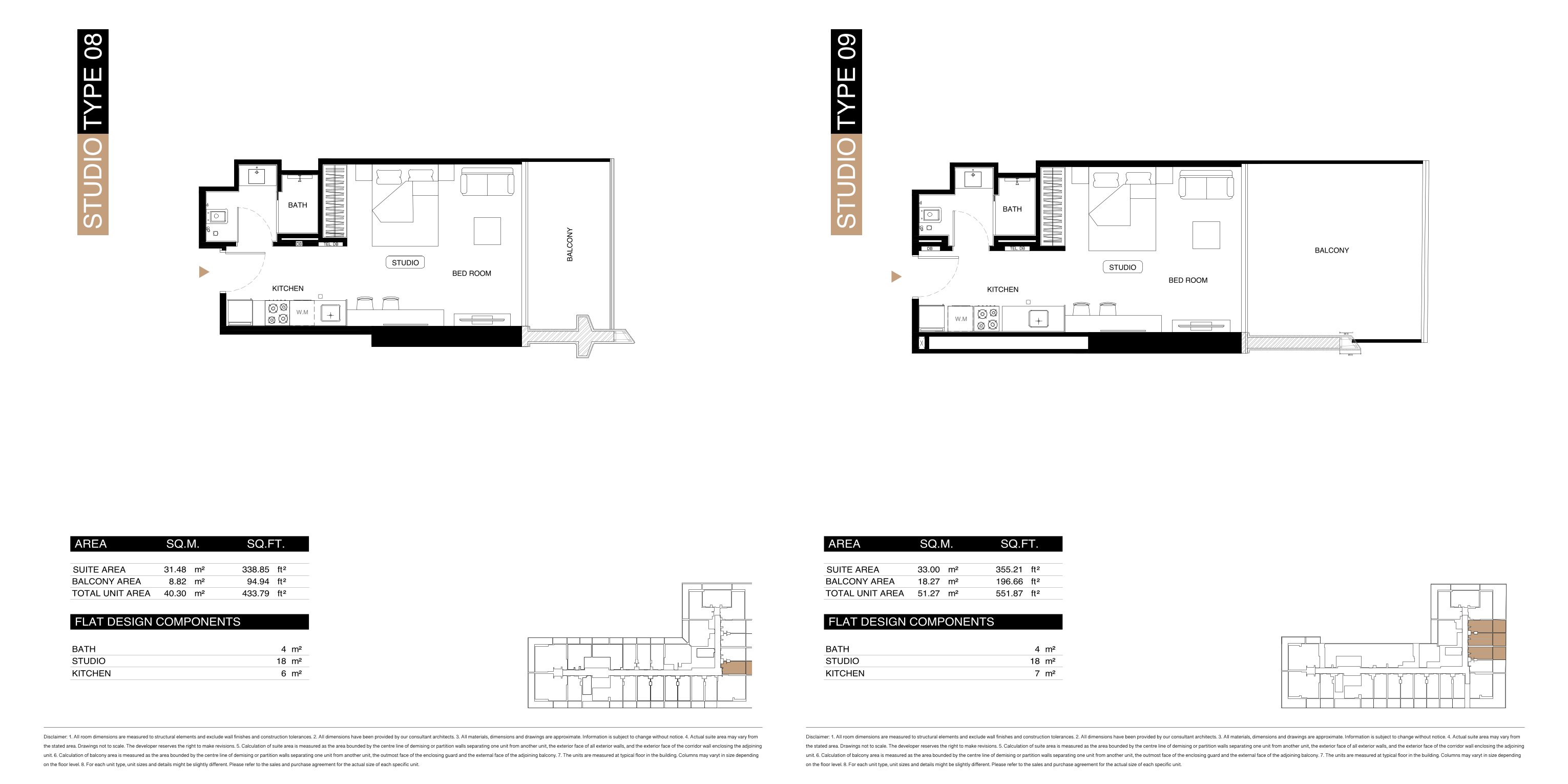 Project floor plans