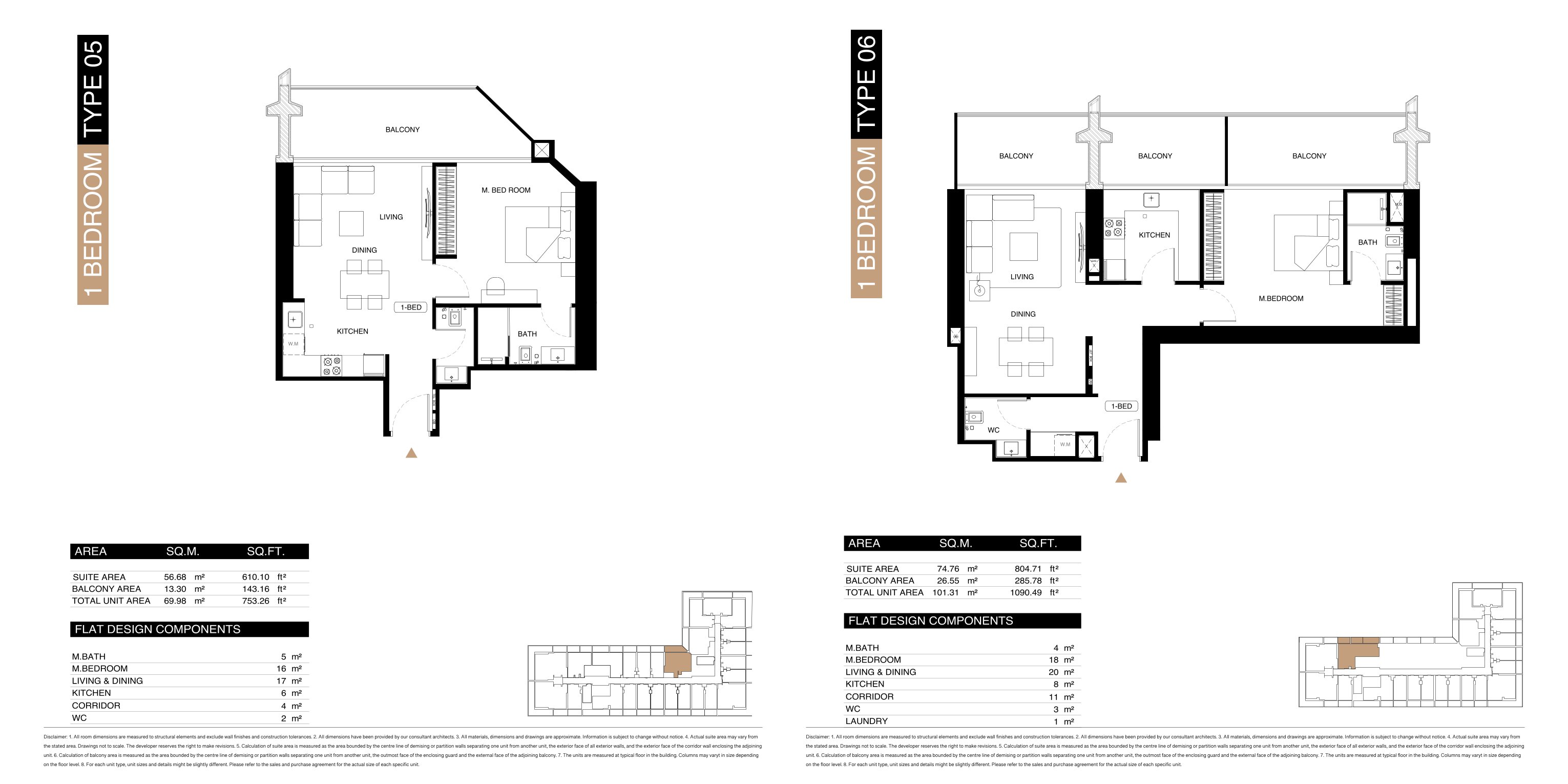 Project floor plans