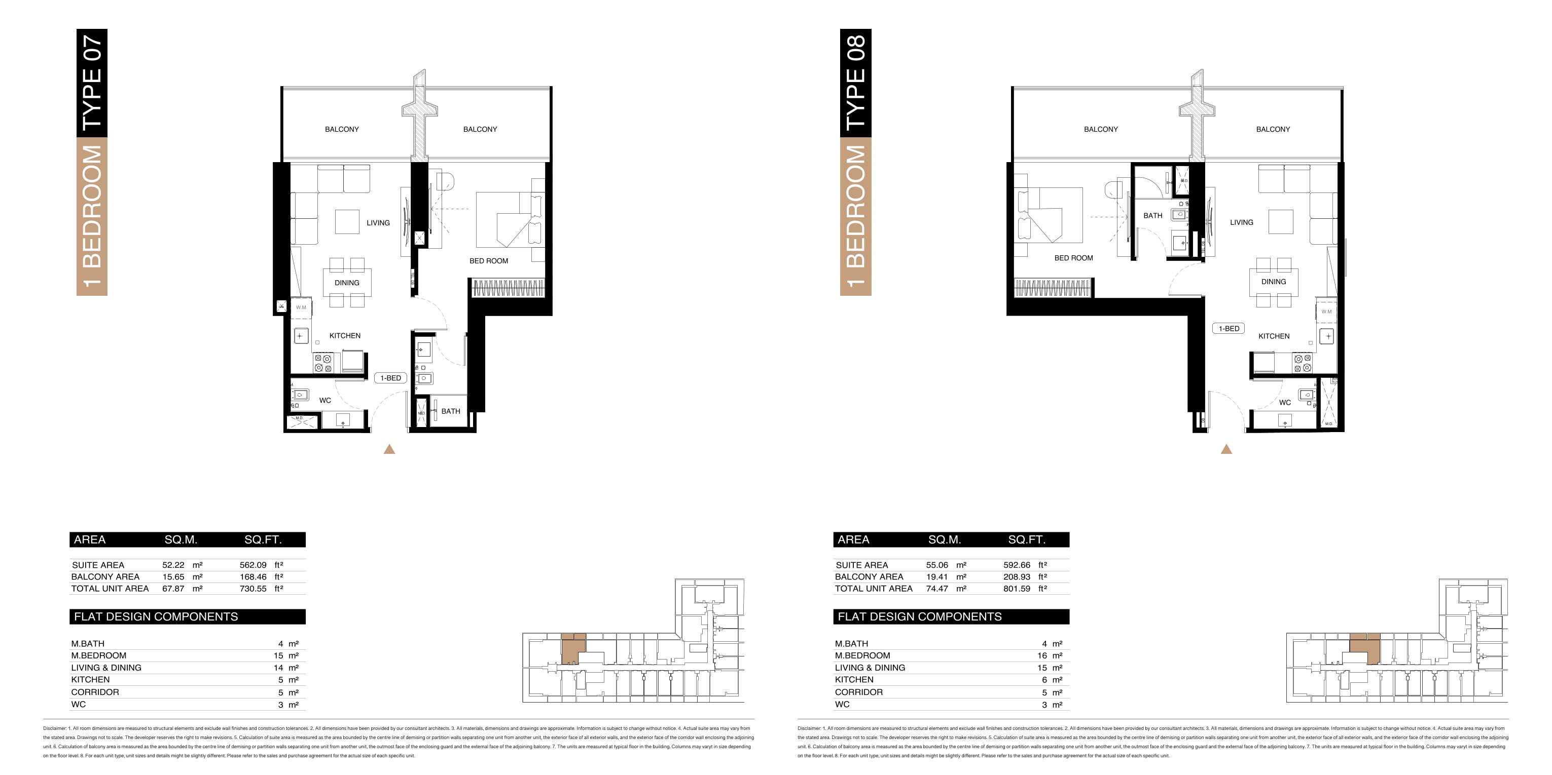Project floor plans