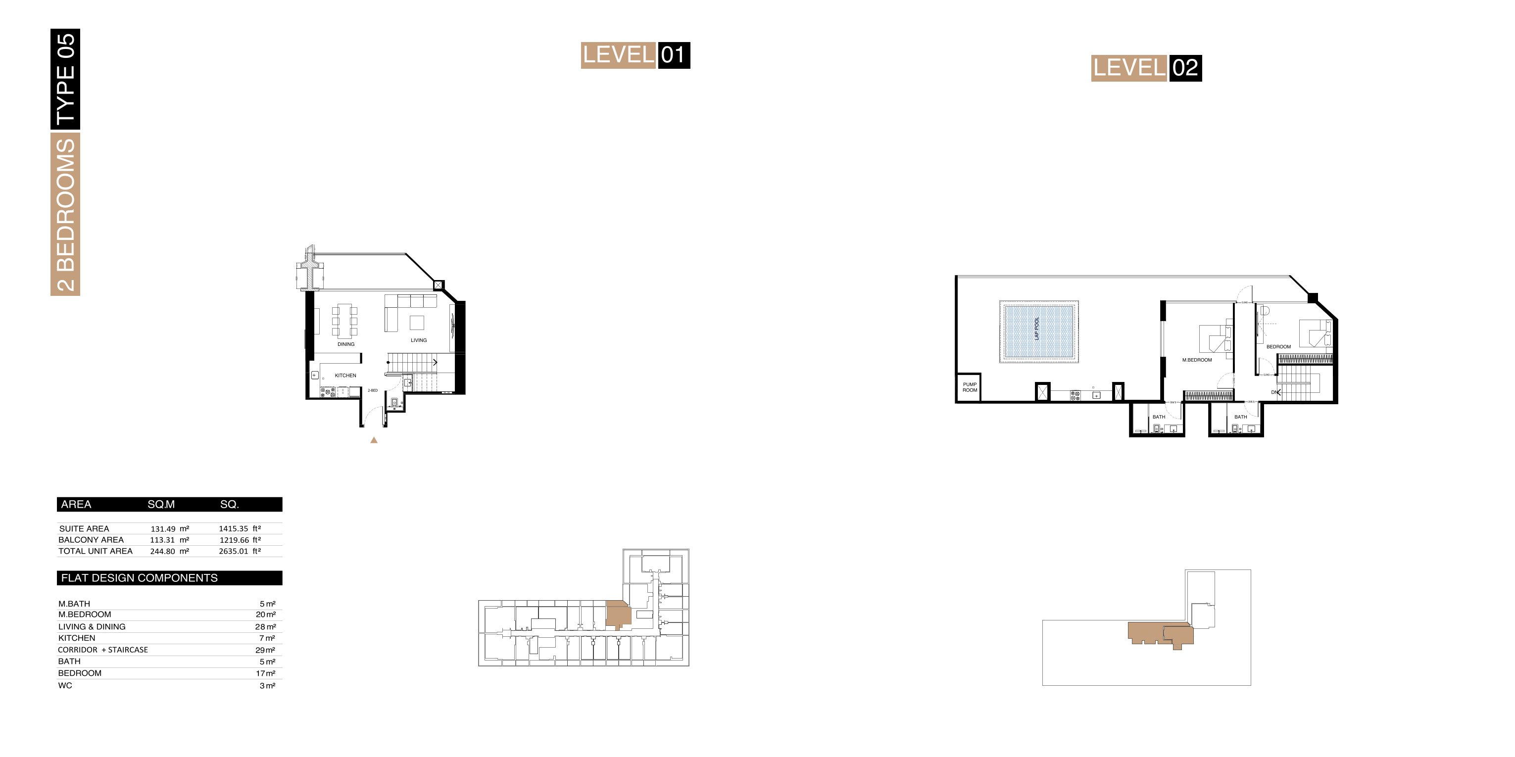 Project floor plans