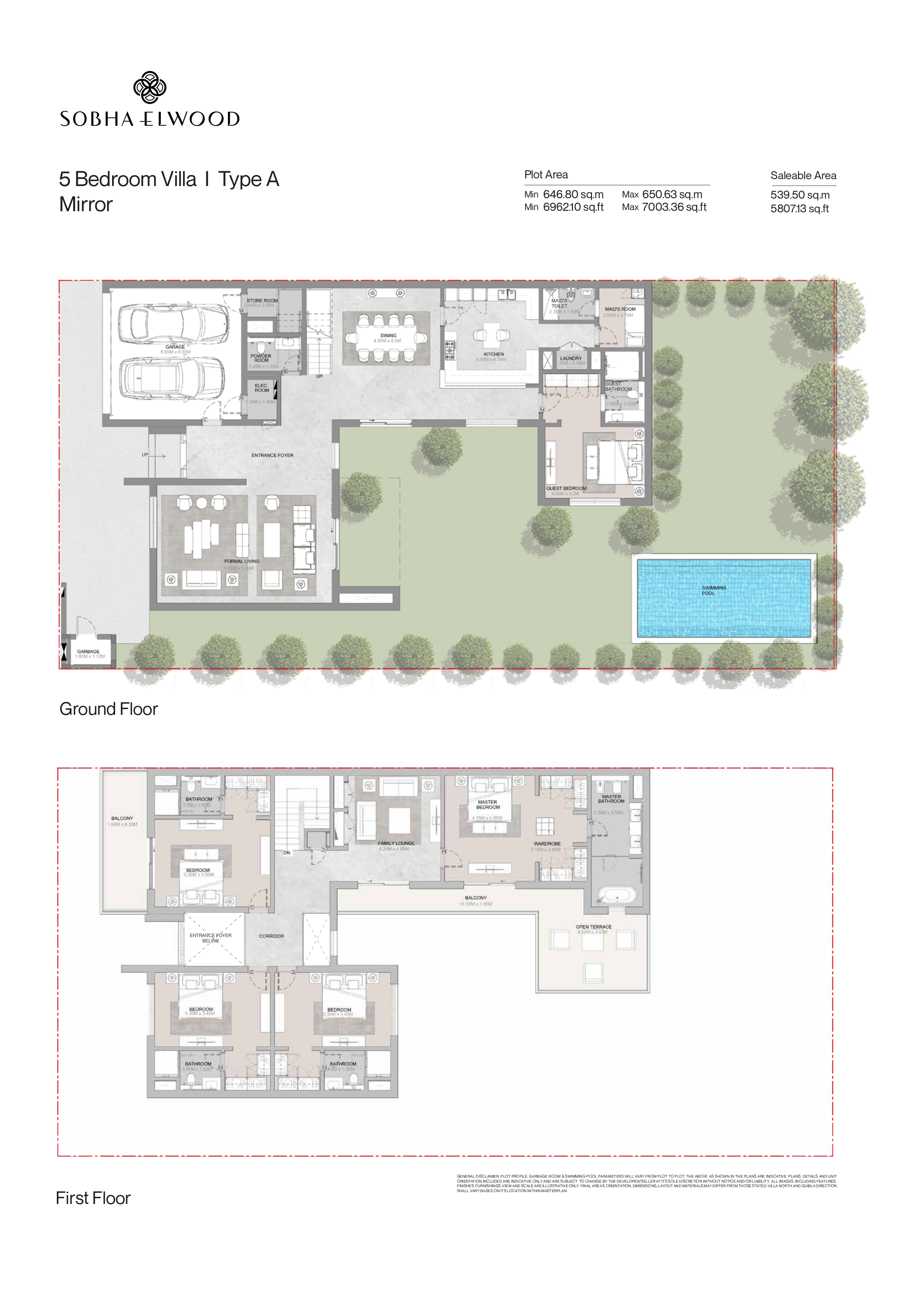 Project floor plans