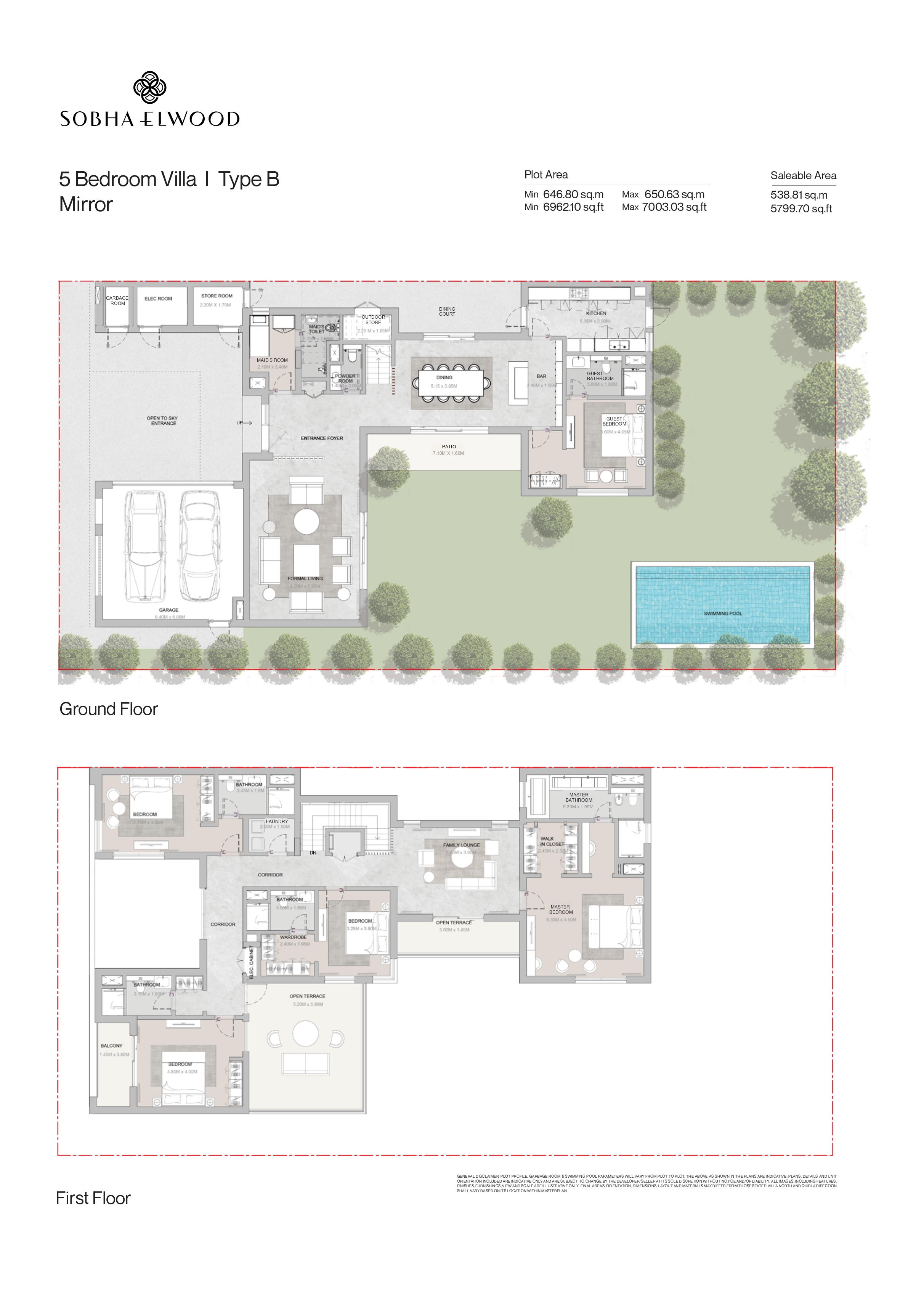 Project floor plans