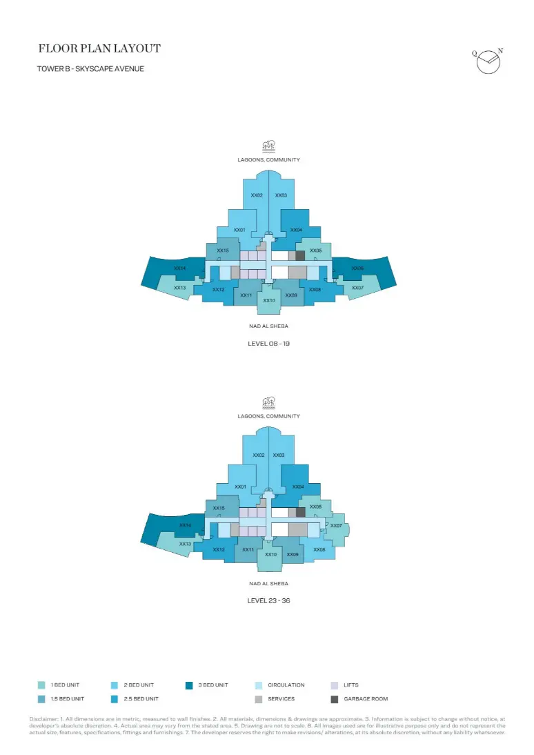 Project floor plans