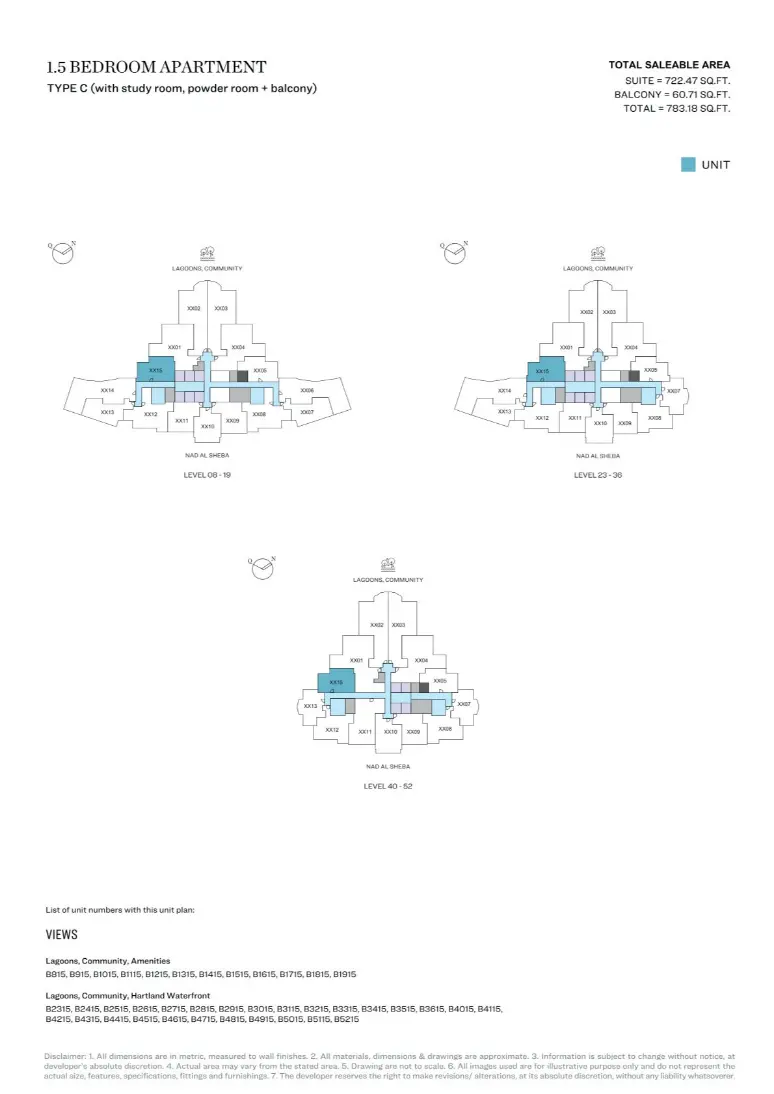 Project floor plans