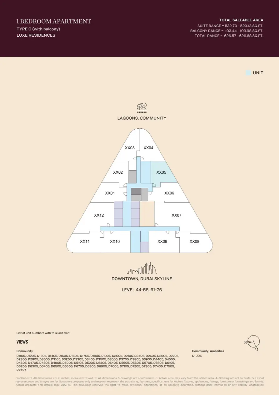 Project floor plans