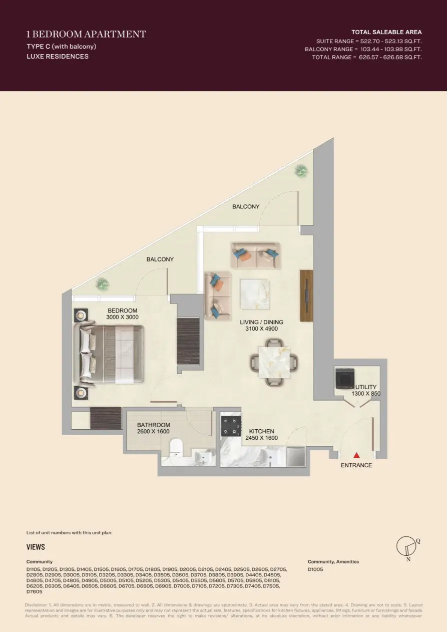 Project floor plans