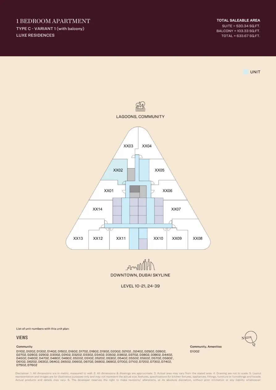 Project floor plans