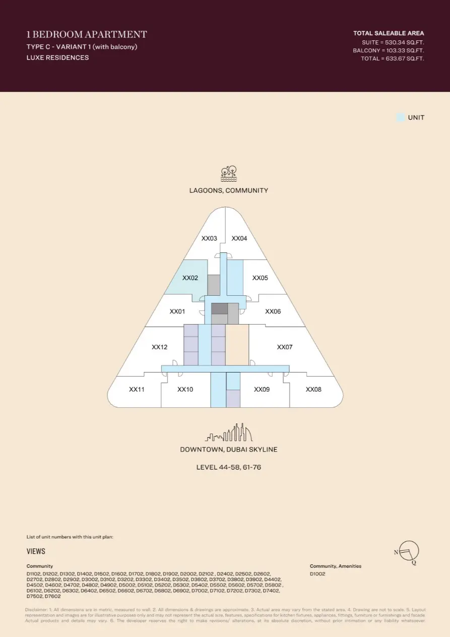 Project floor plans