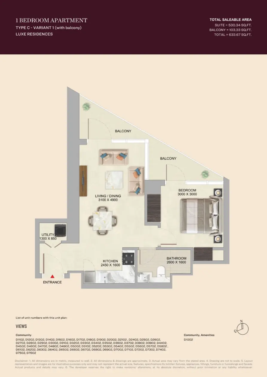 Project floor plans