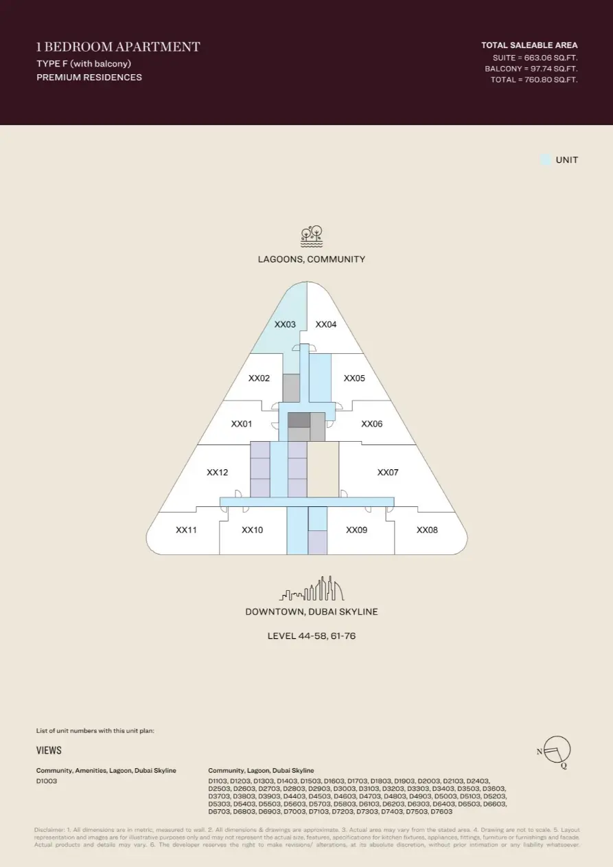 Project floor plans