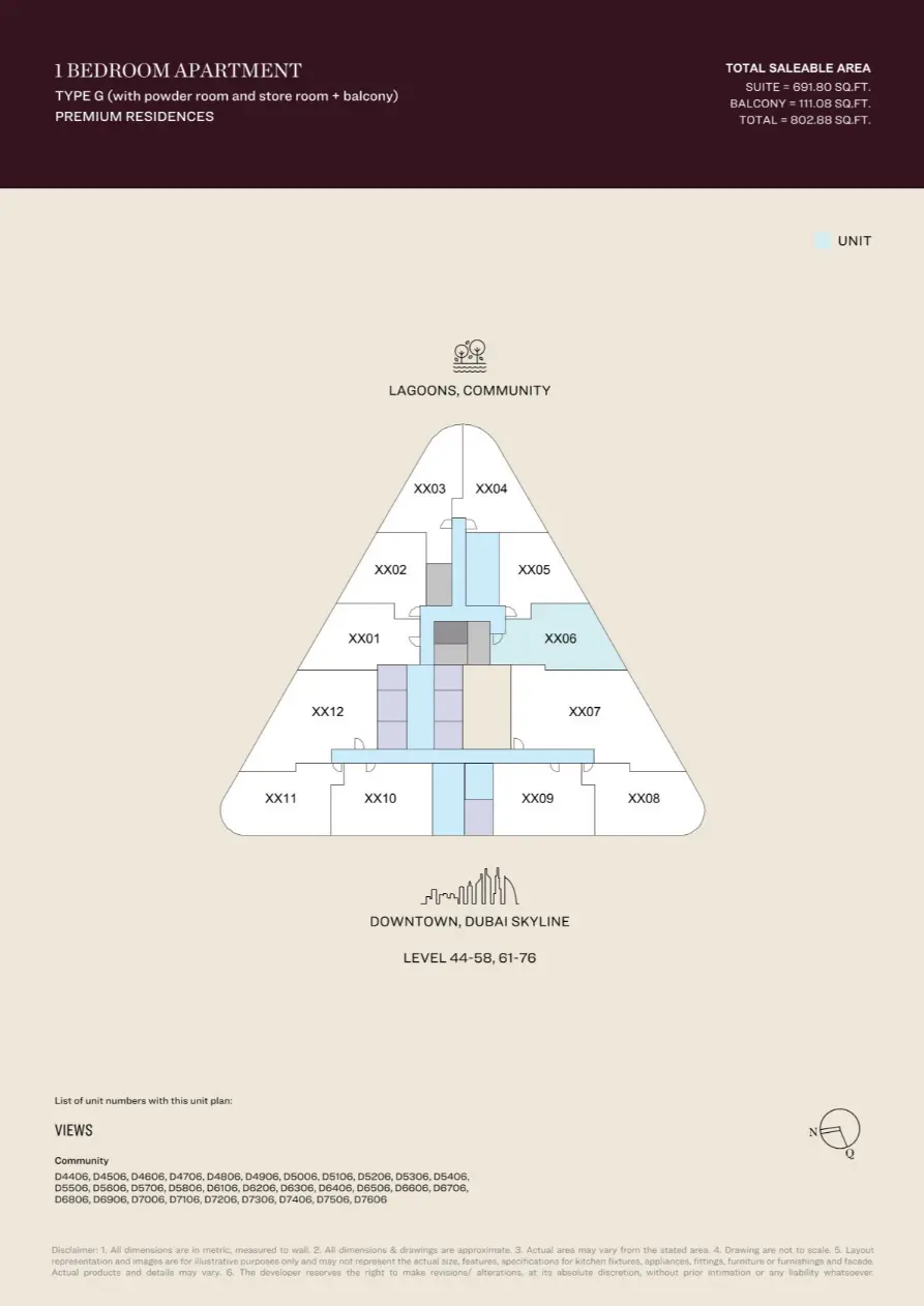 Project floor plans