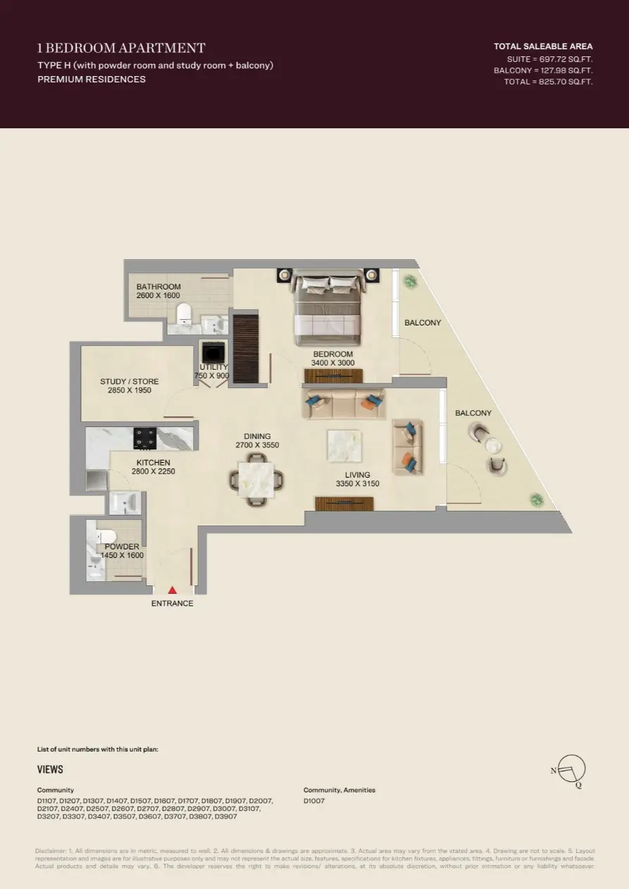 Project floor plans