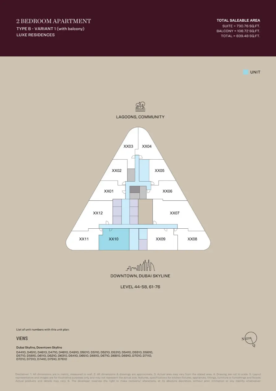 Project floor plans