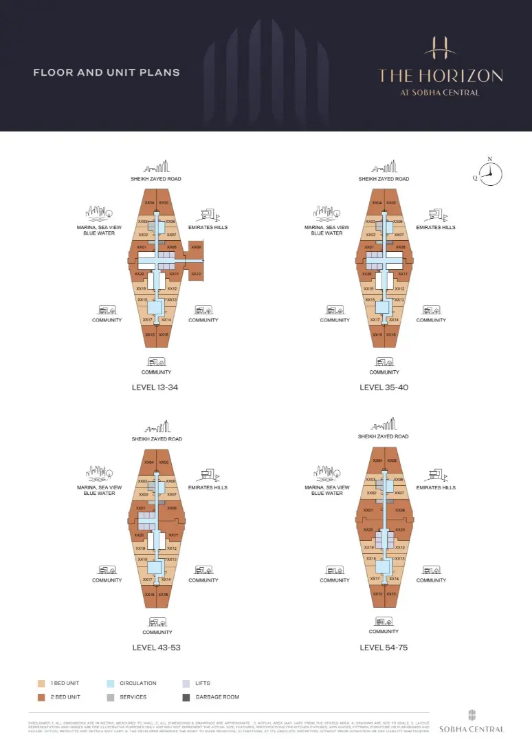 Project floor plans