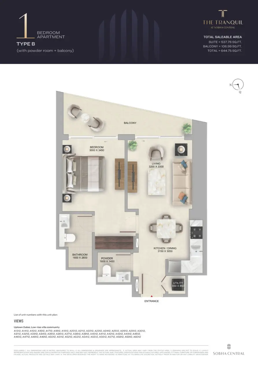 Project floor plans