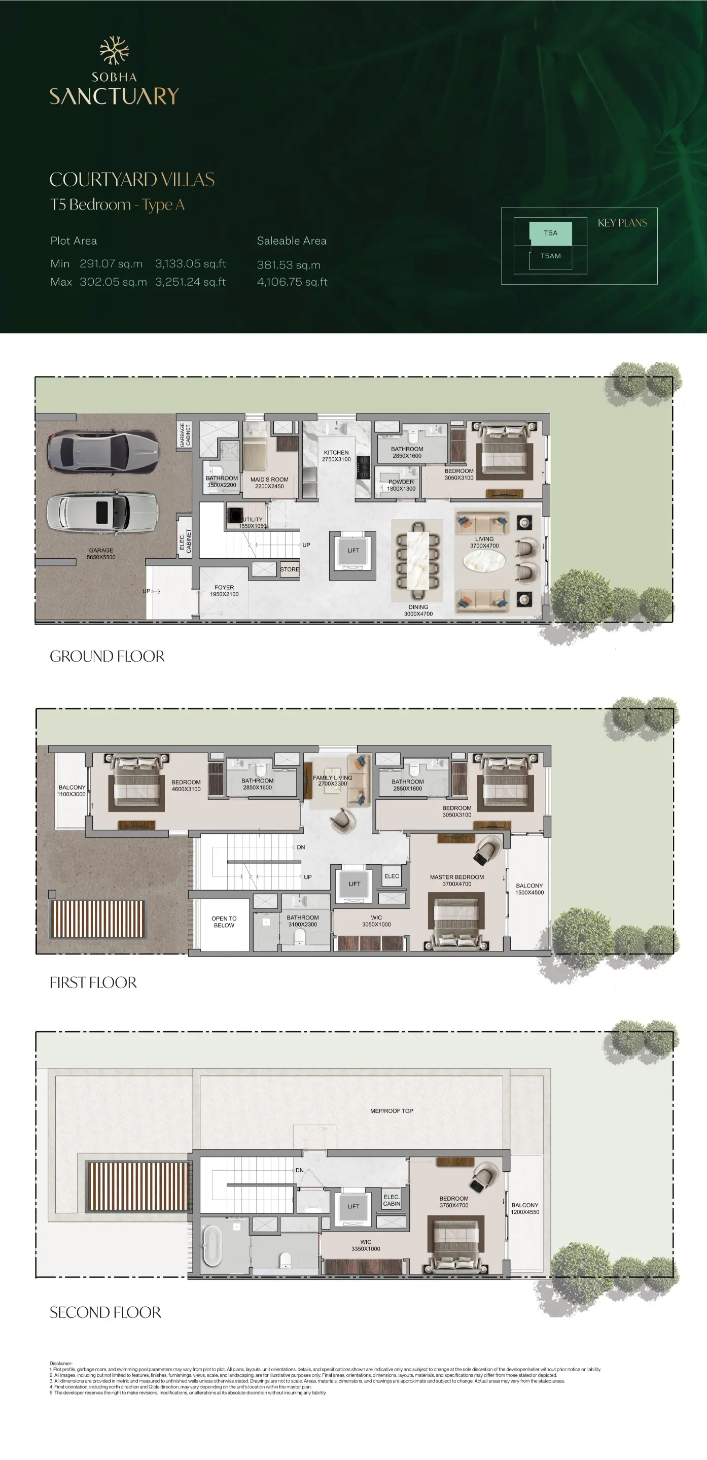 Project floor plans