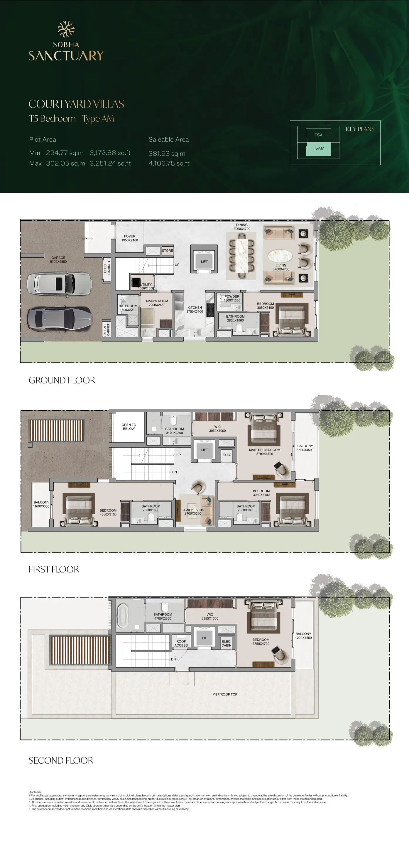 Project floor plans