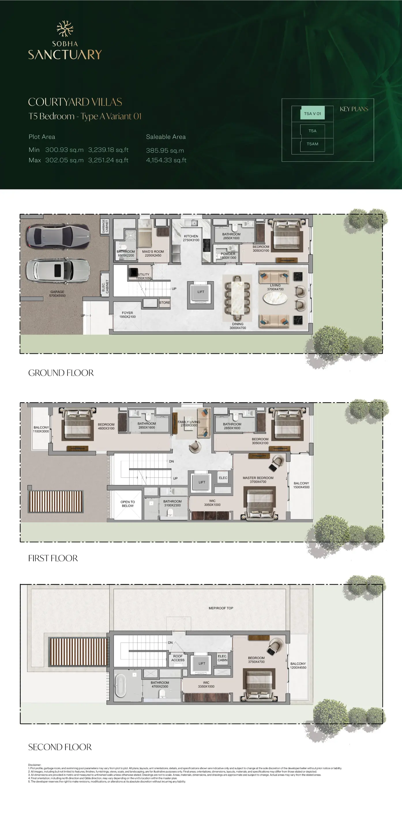 Project floor plans