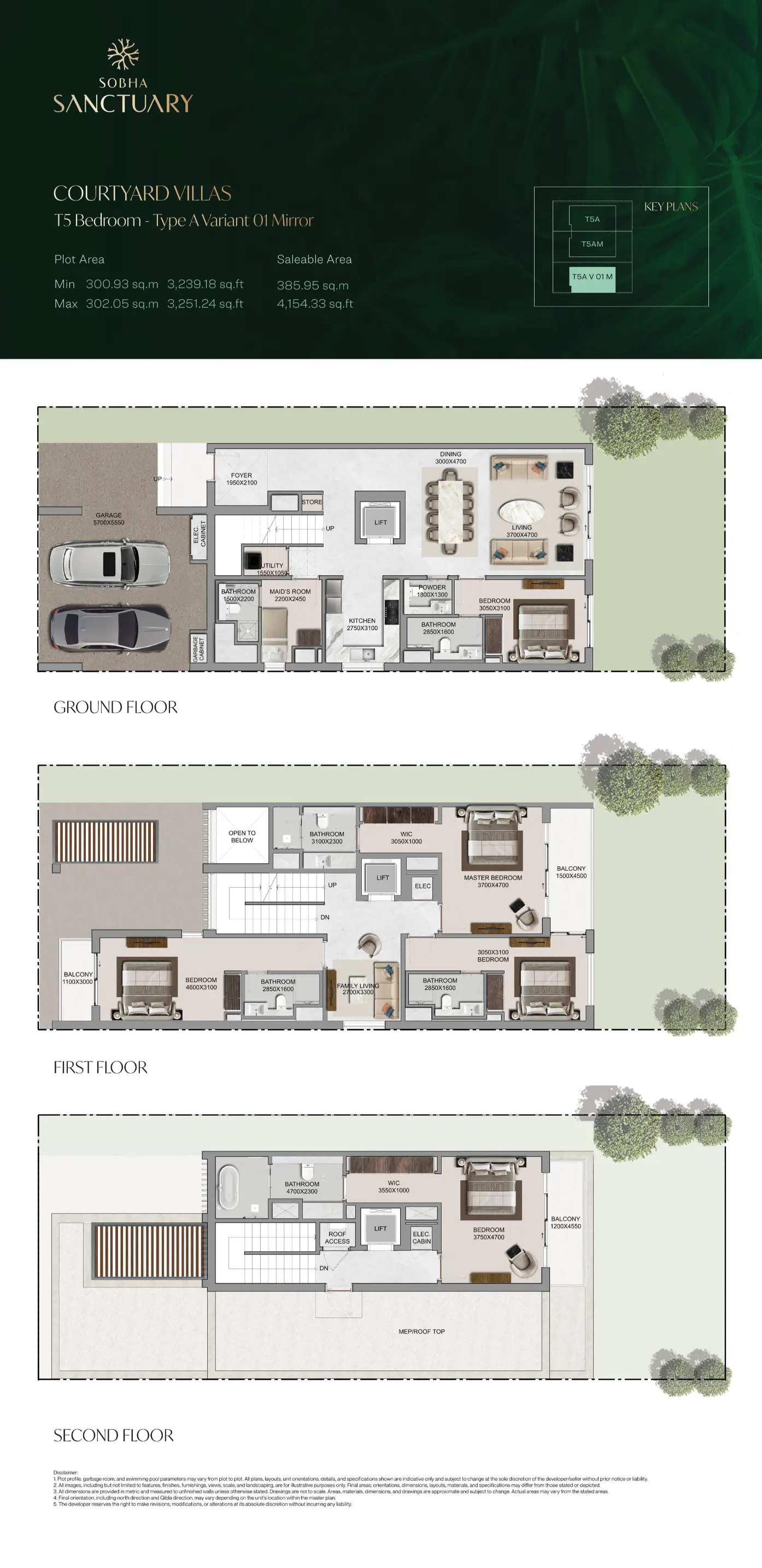 Project floor plans