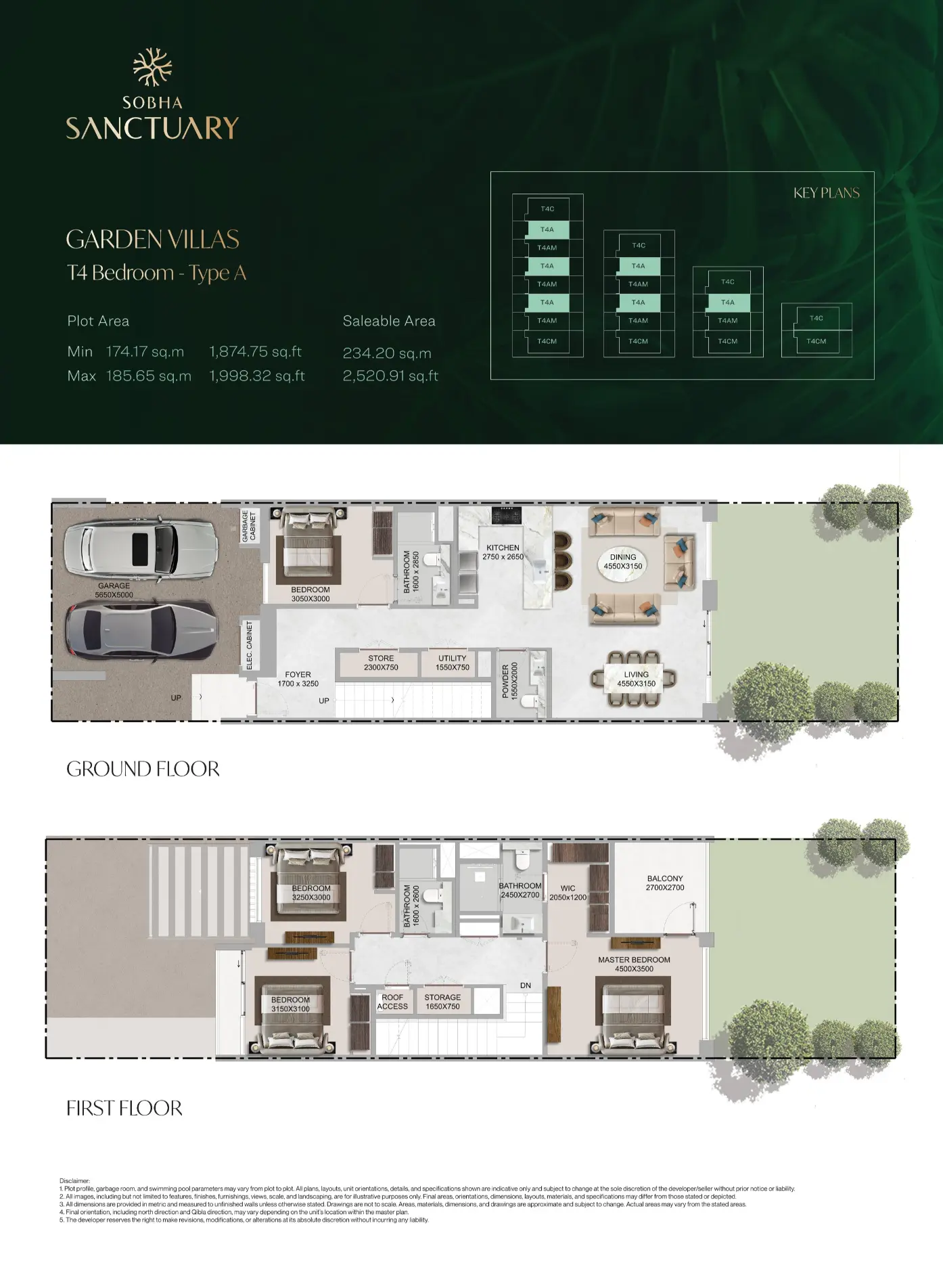Project floor plans