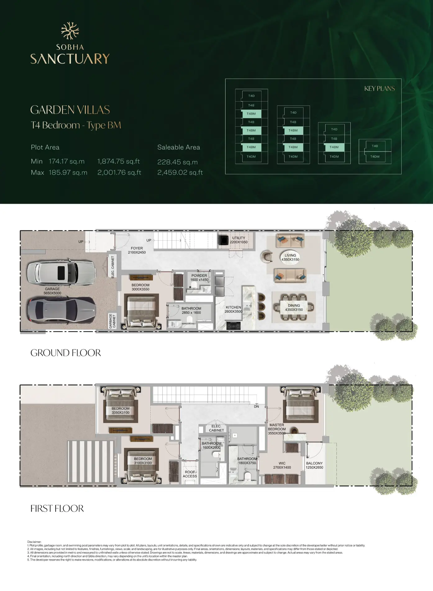 Project floor plans