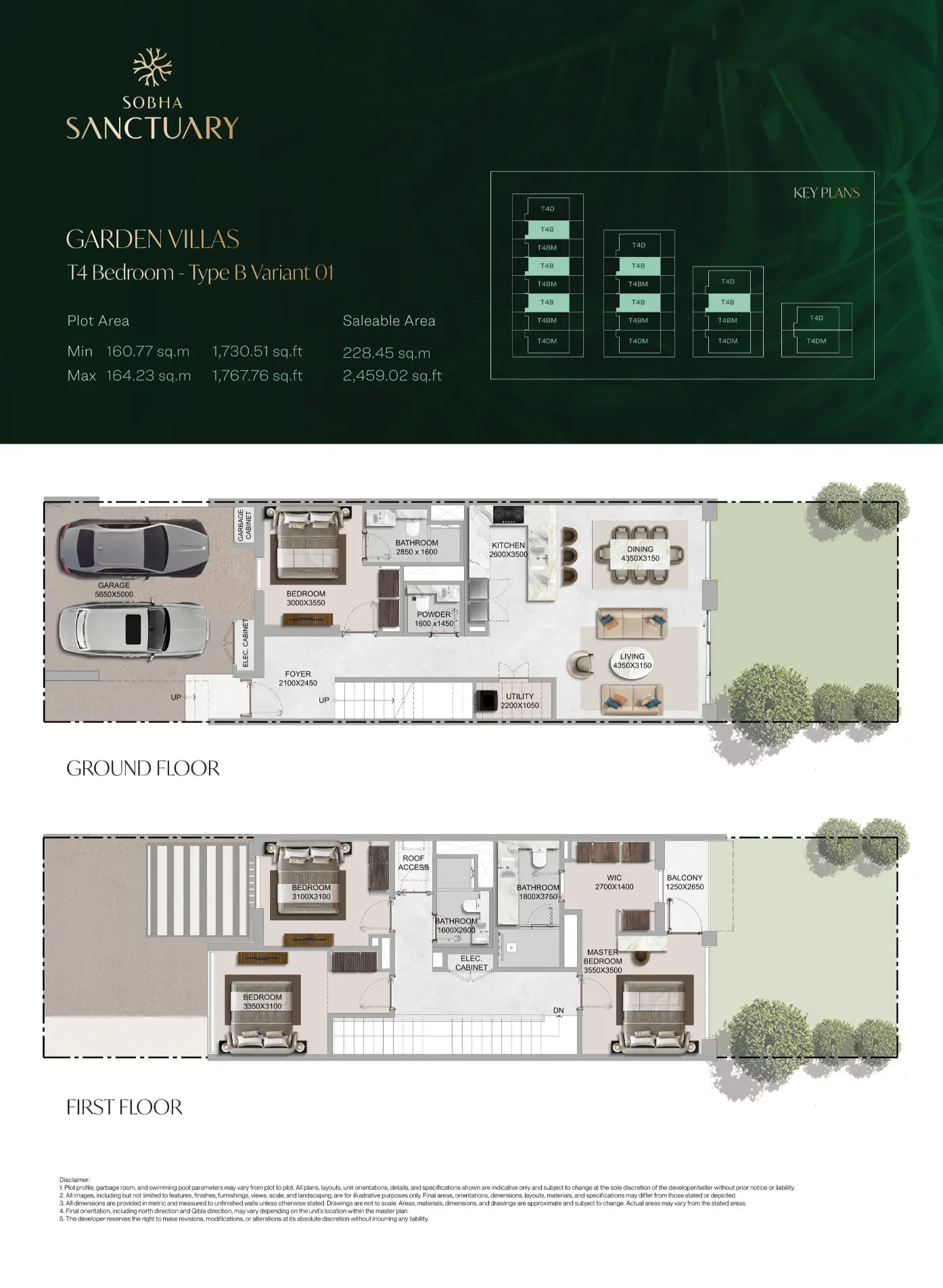 Project floor plans