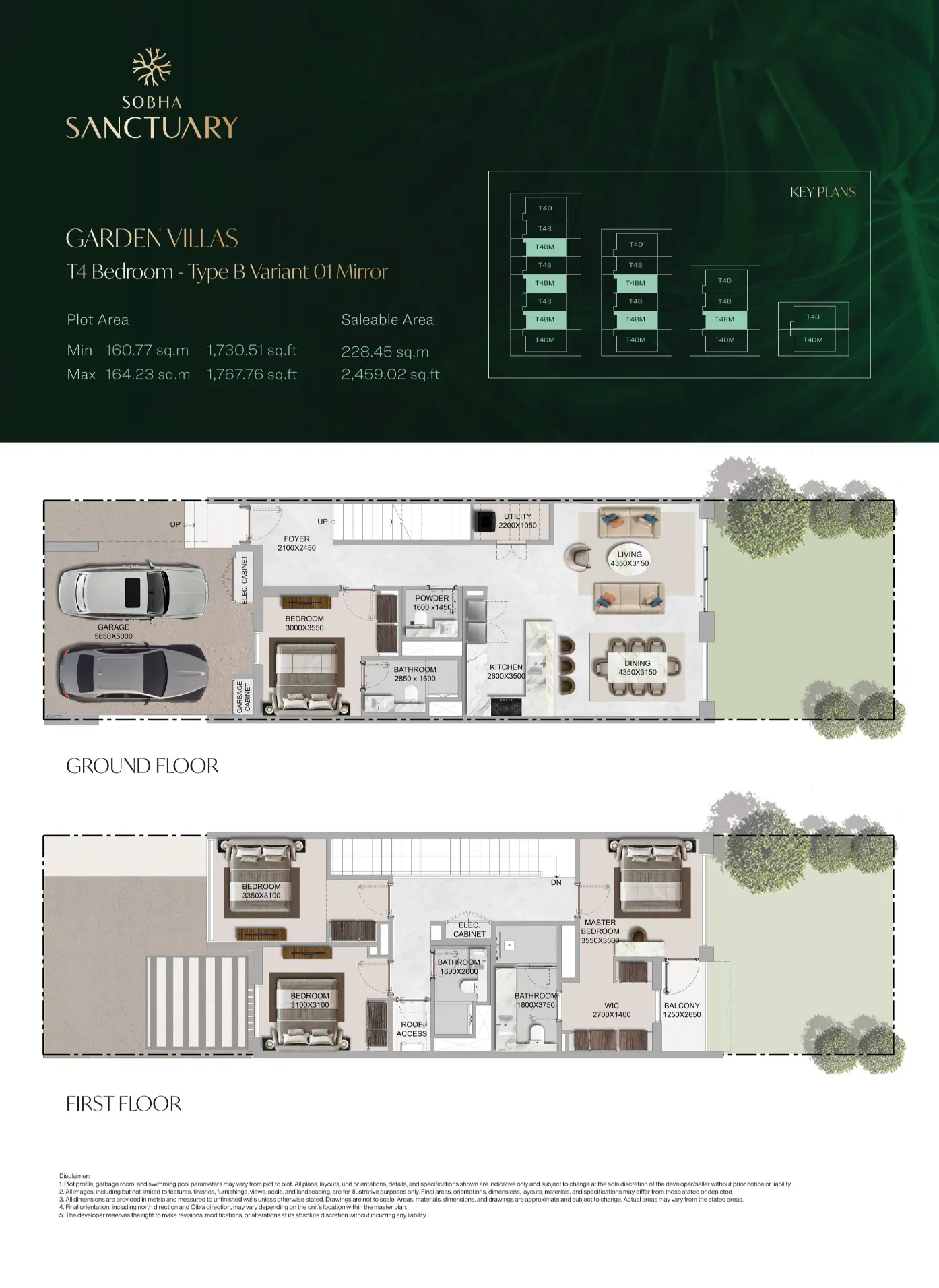 Project floor plans