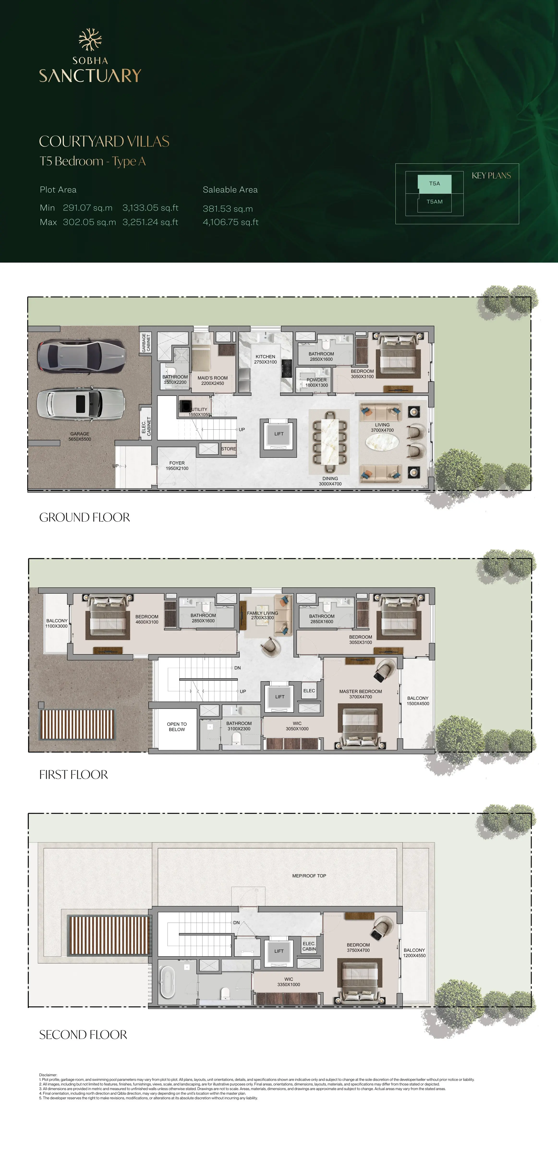 Project floor plans
