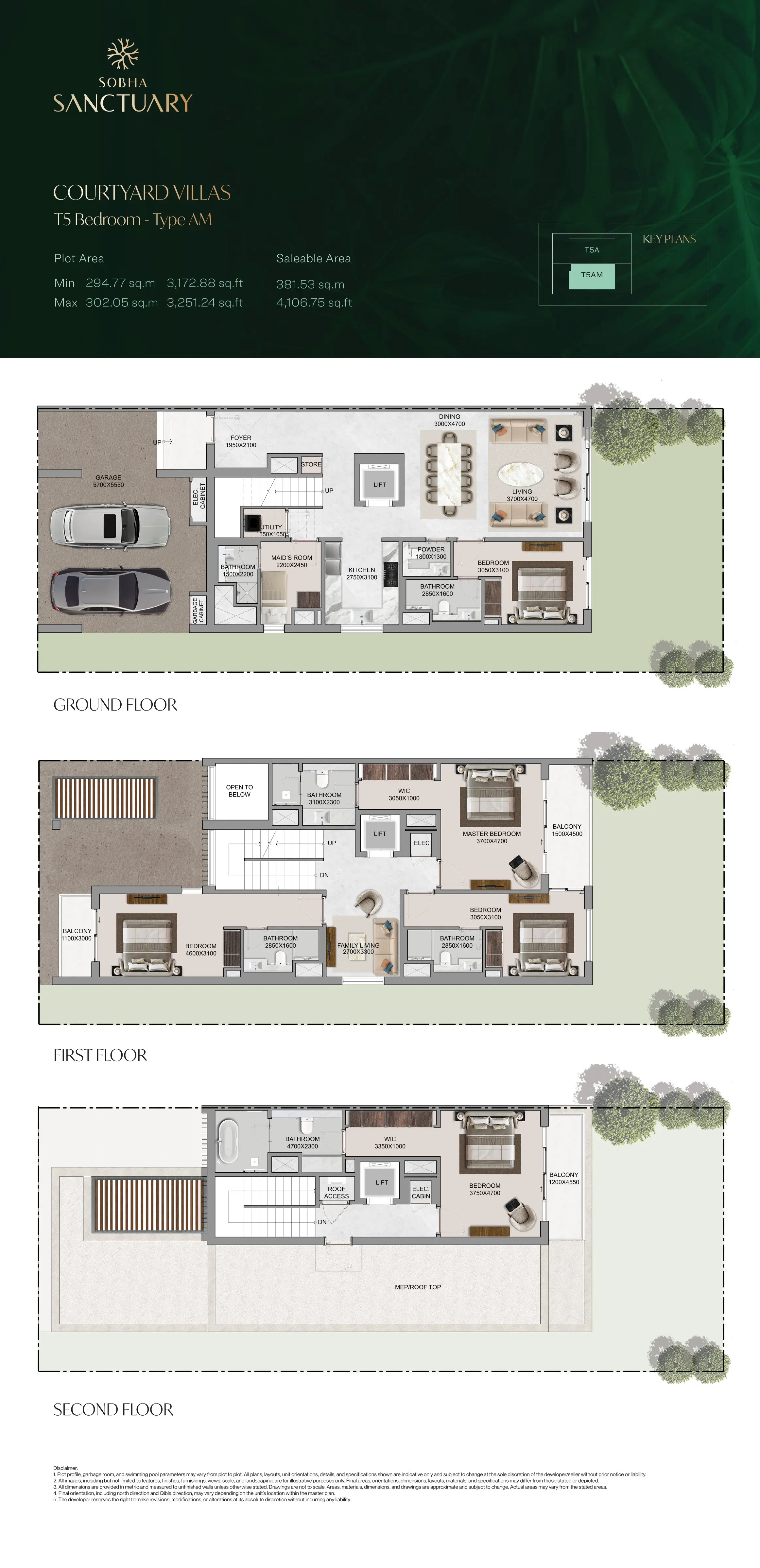 Project floor plans