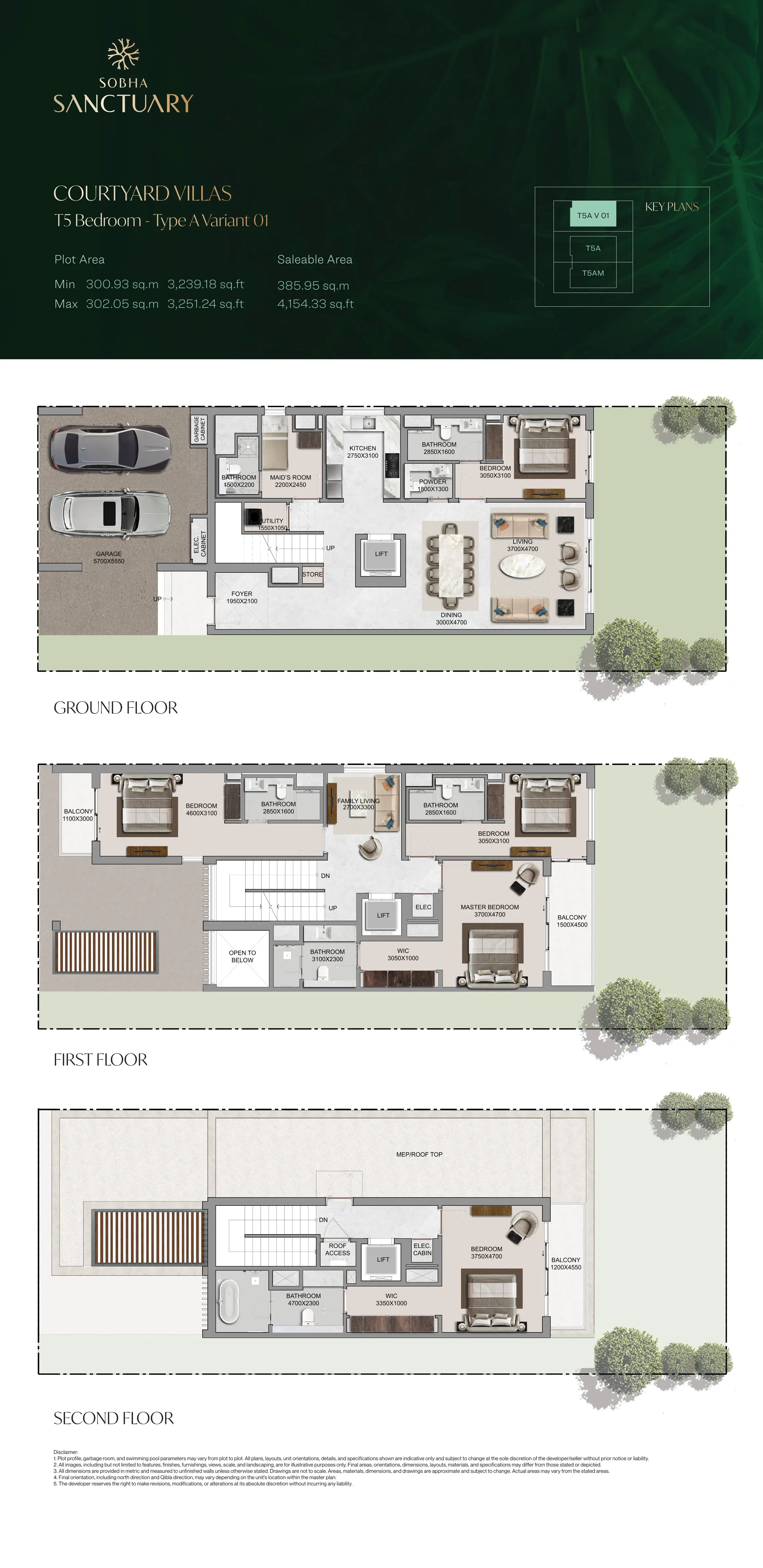Project floor plans