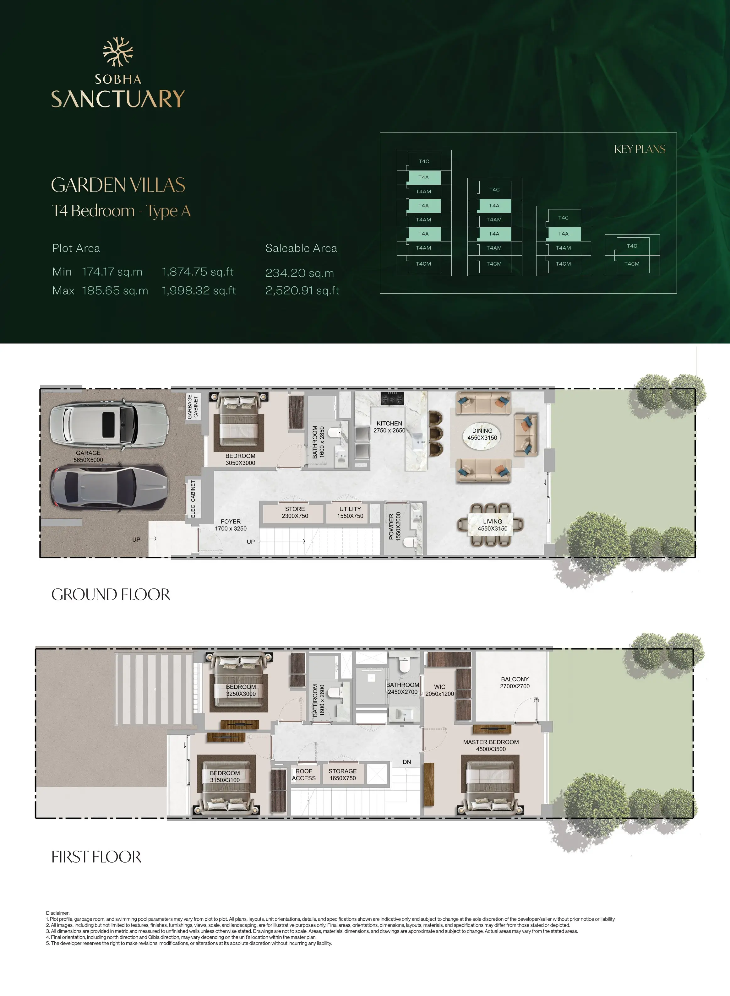 Project floor plans