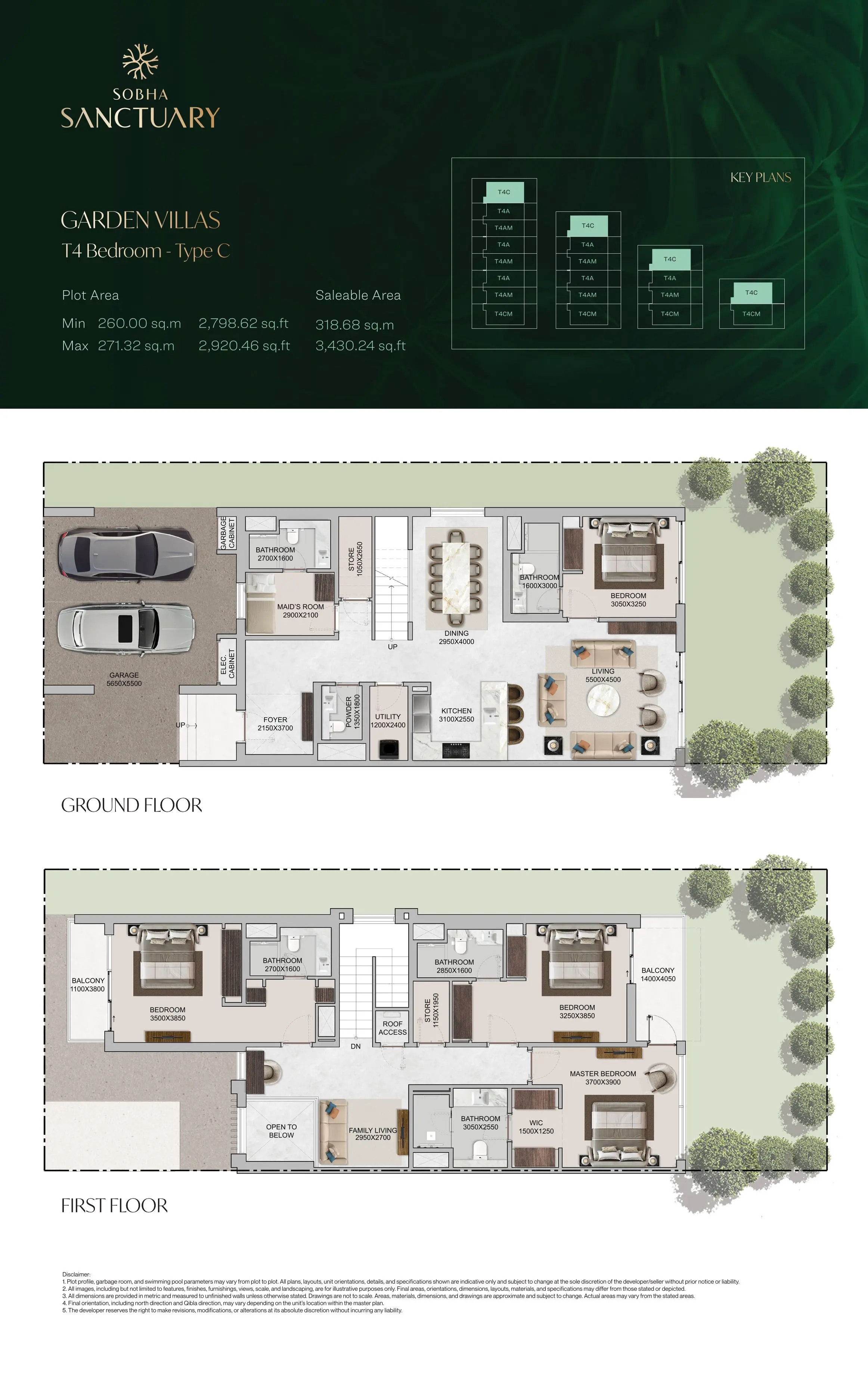 Project floor plans