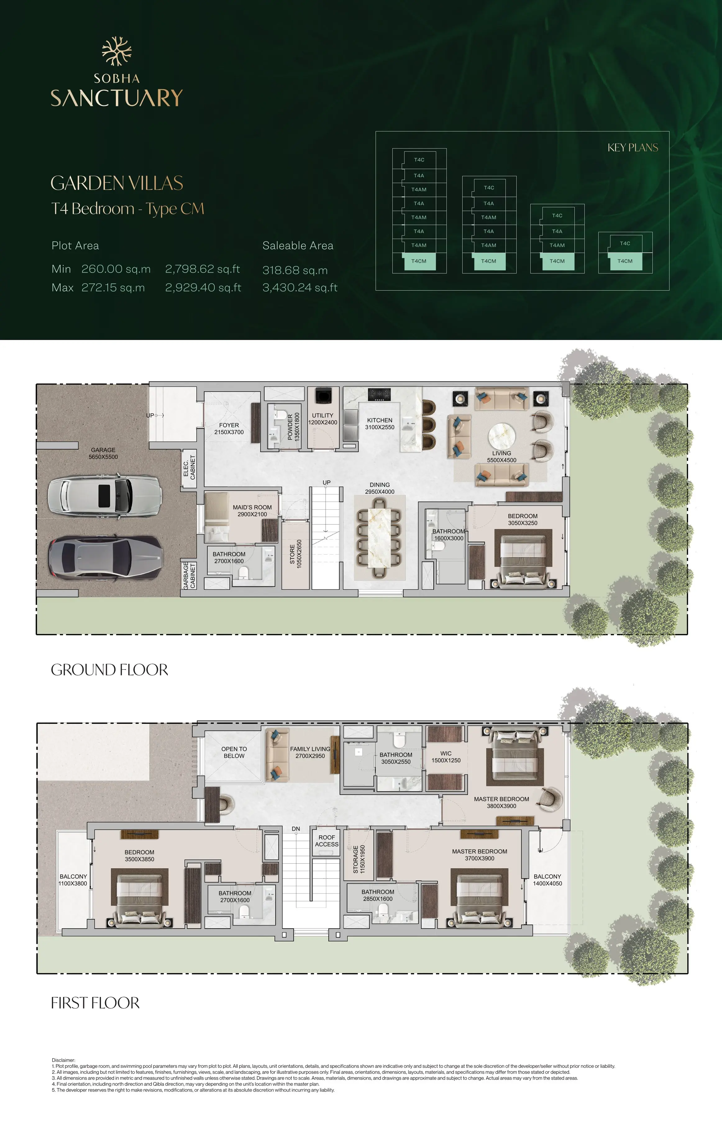 Project floor plans