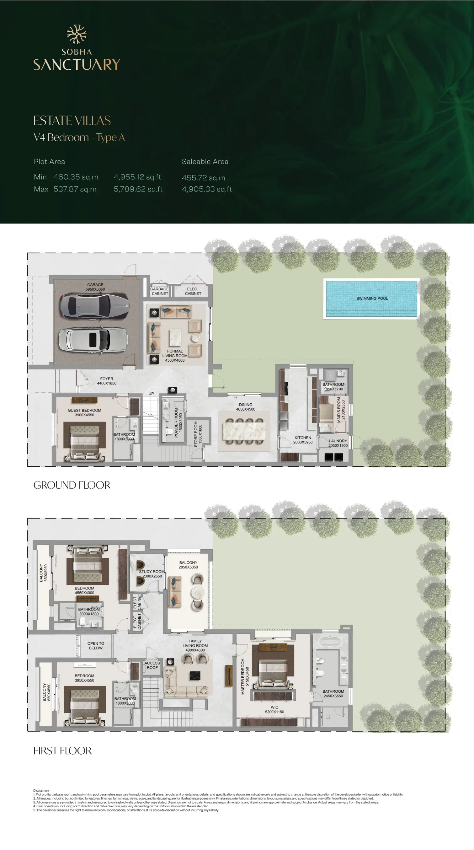 Project floor plans