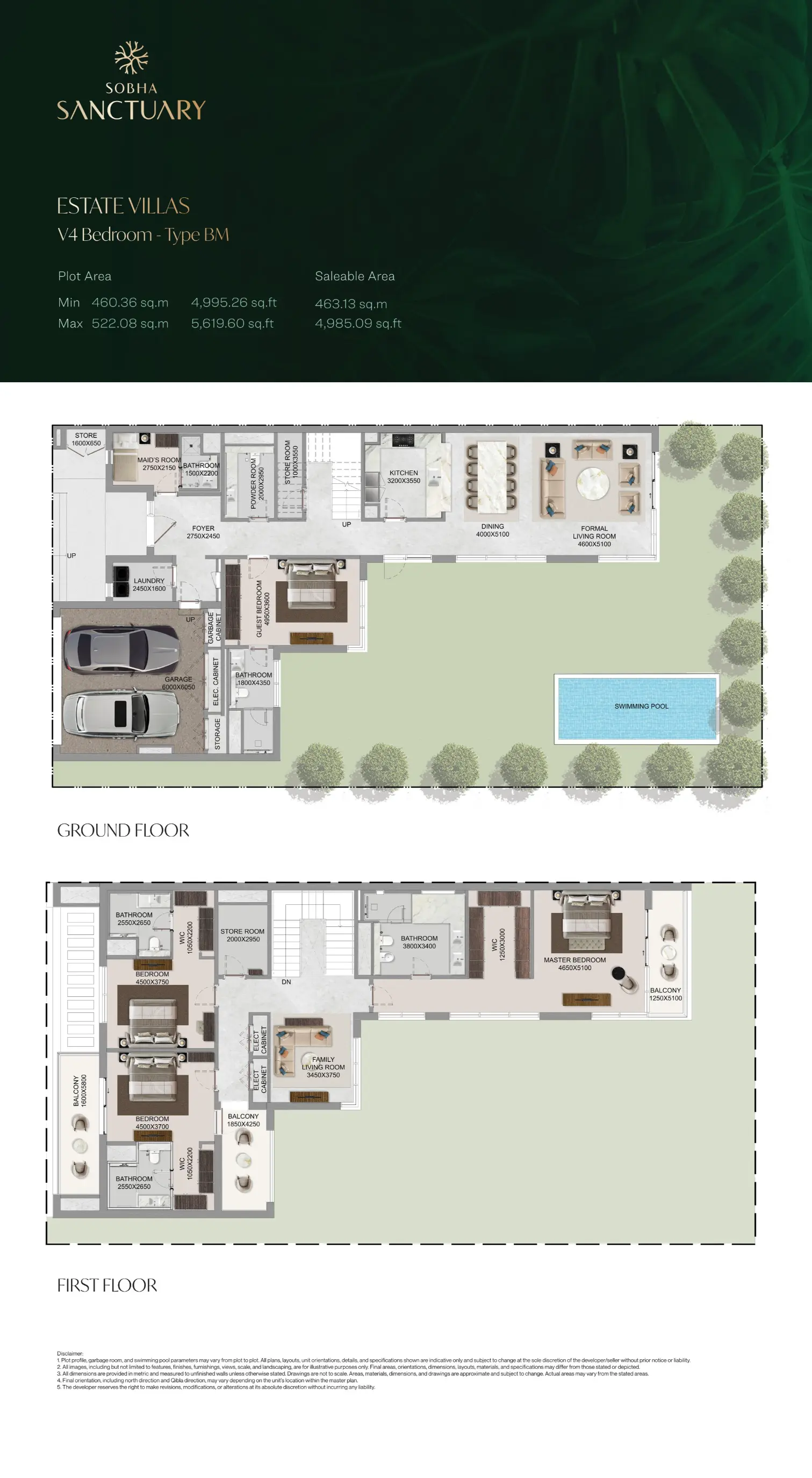Project floor plans