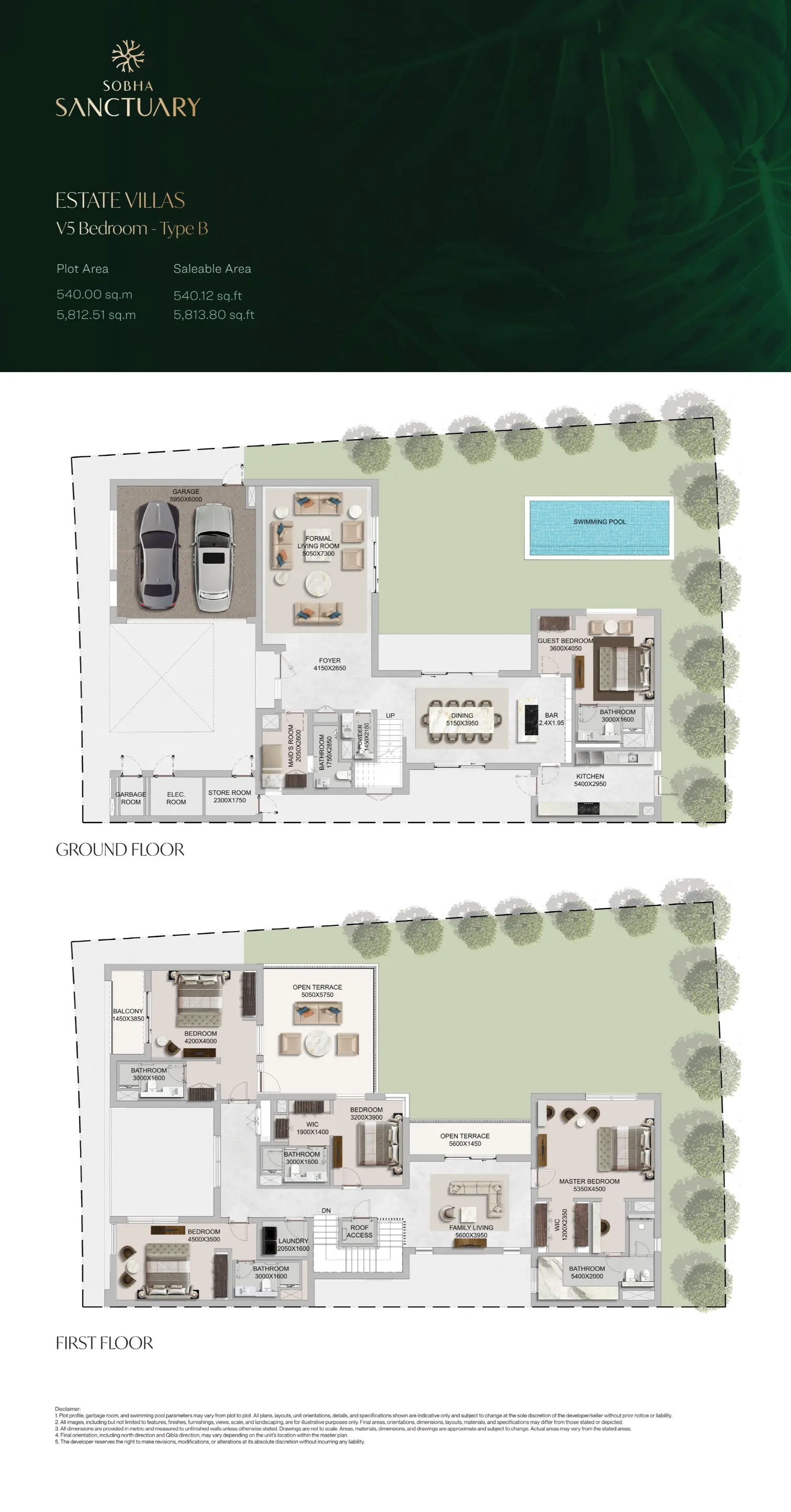Project floor plans