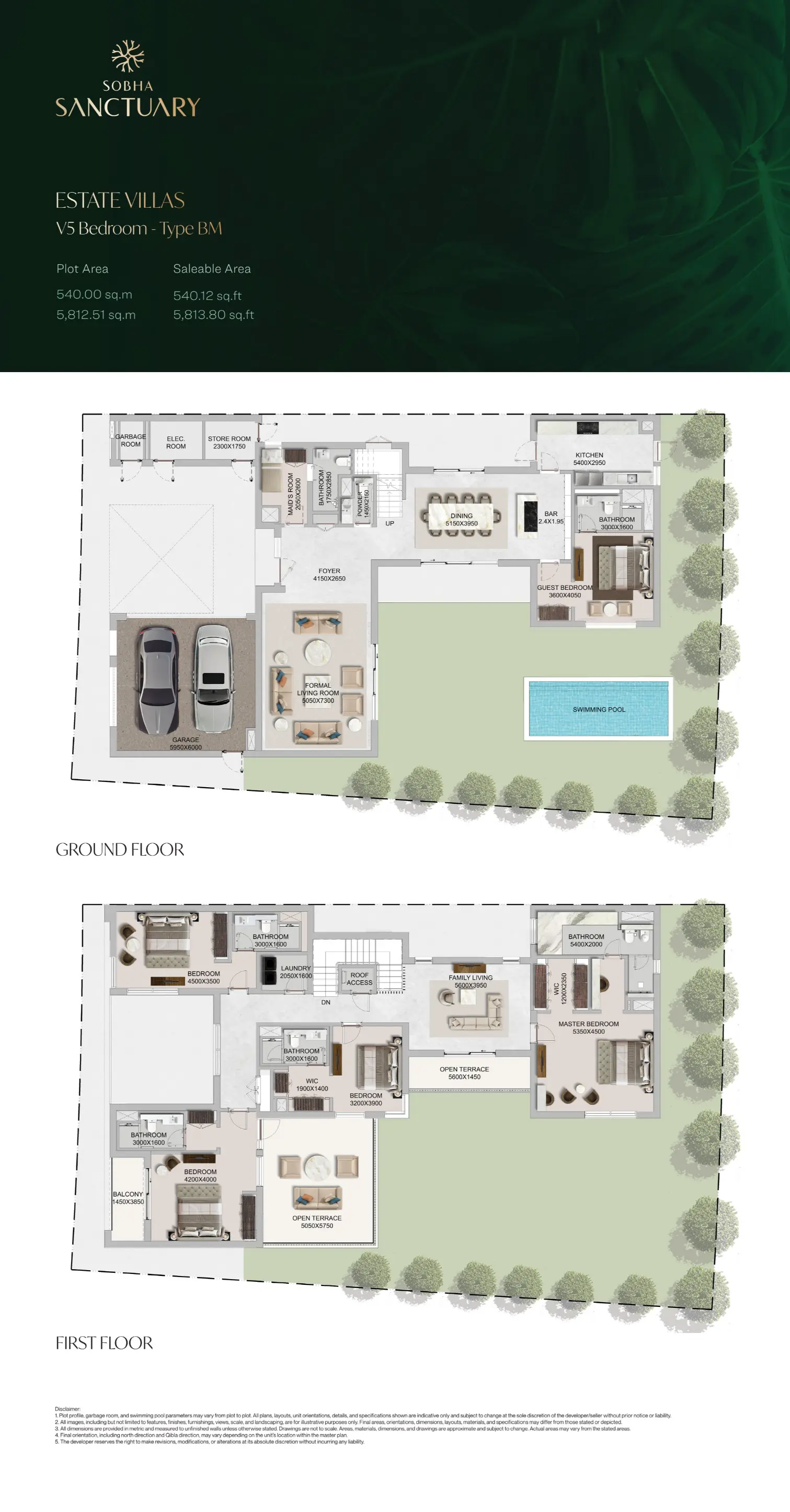 Project floor plans