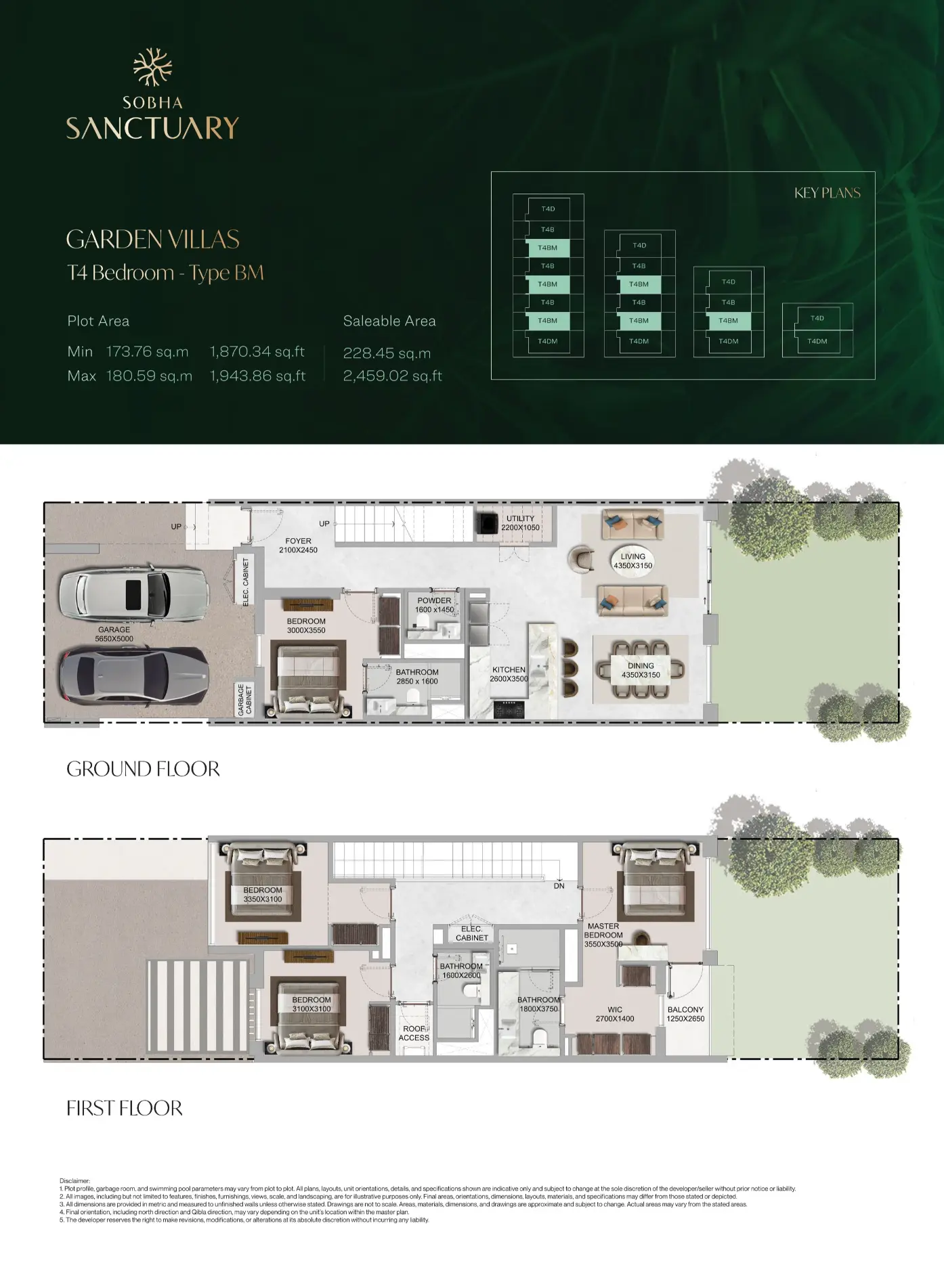 Project floor plans