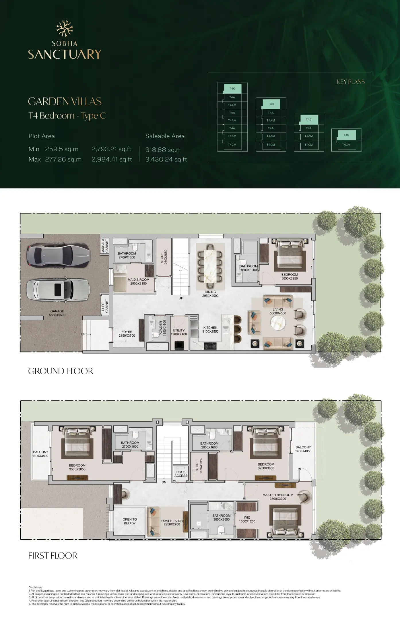 Project floor plans