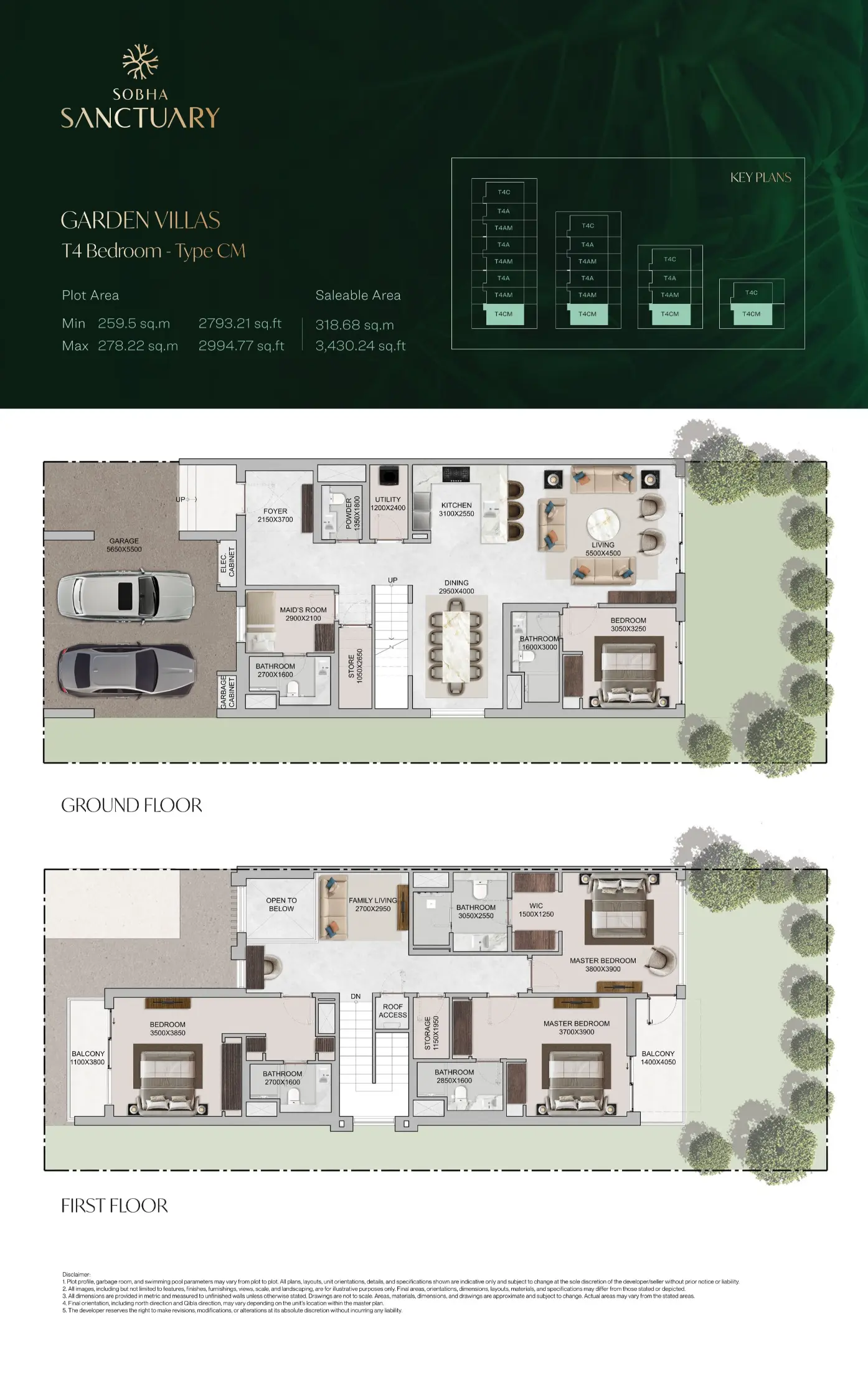 Project floor plans