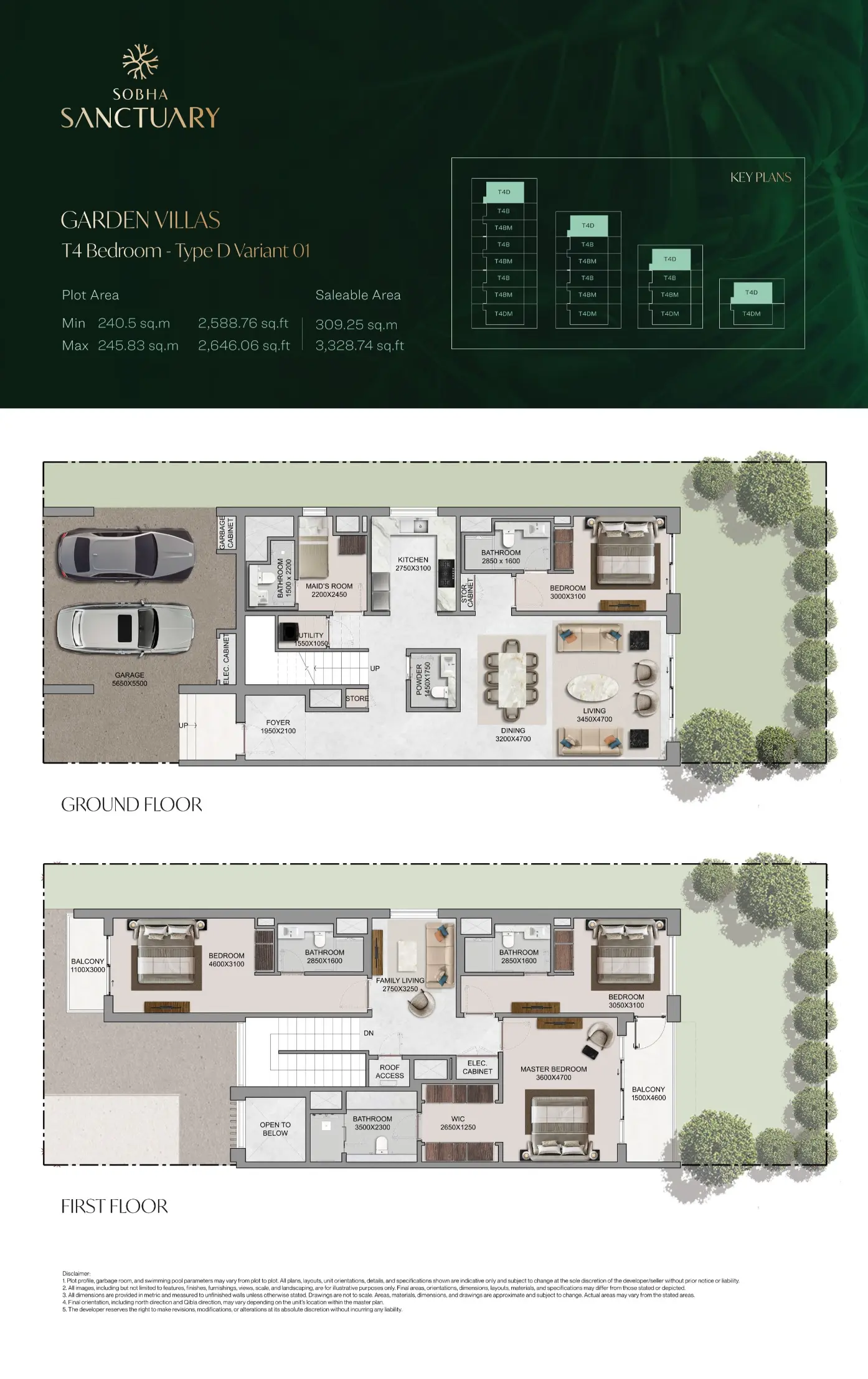 Project floor plans