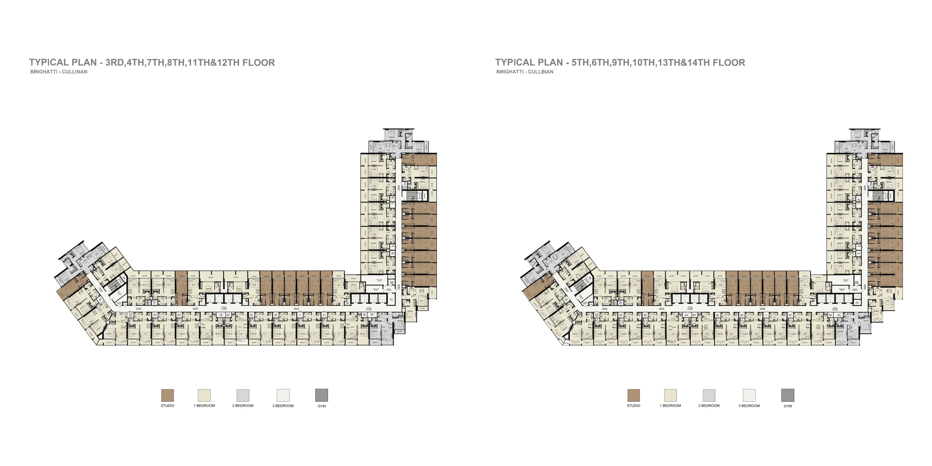 Project floor plans